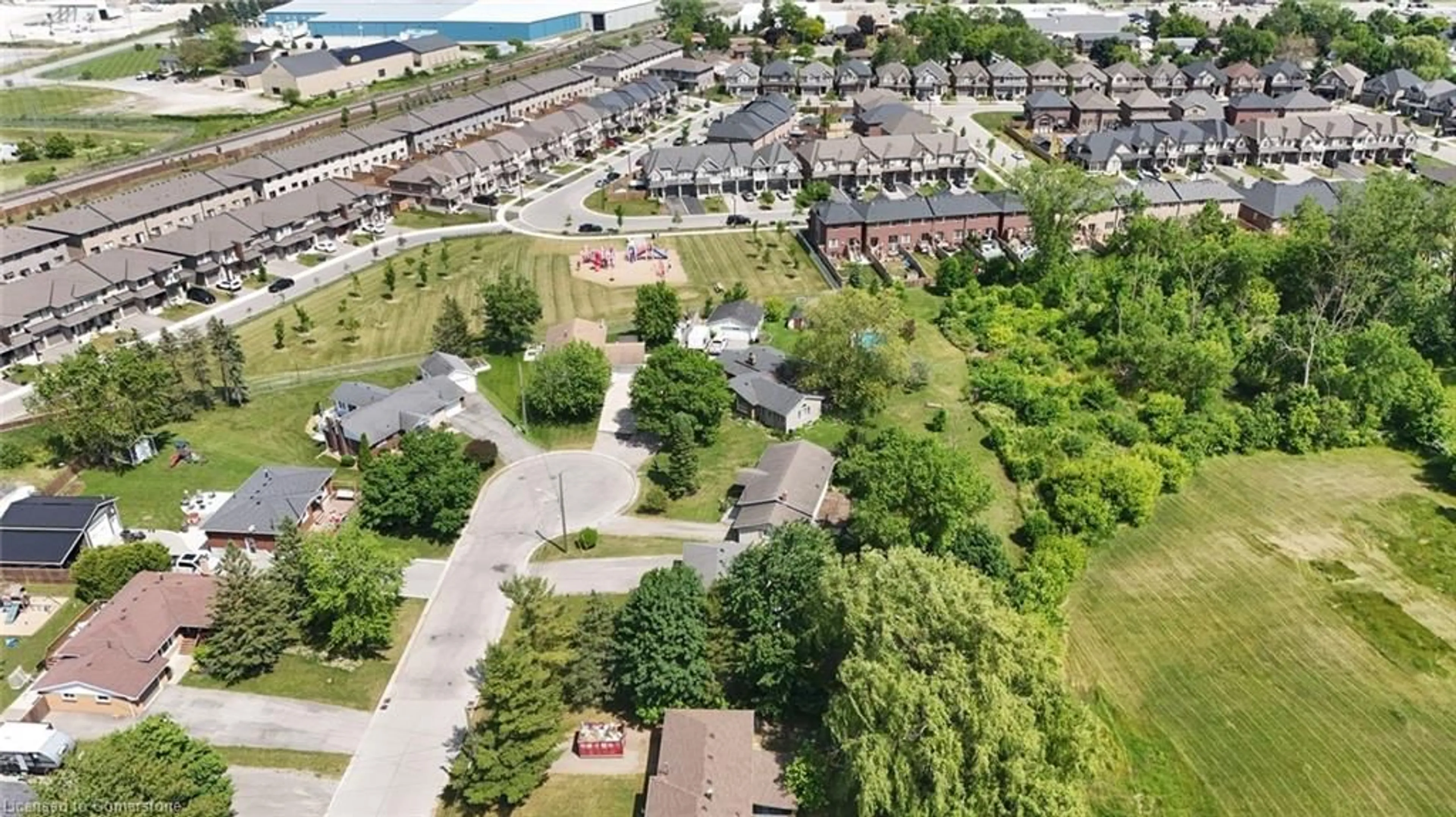 A pic from outside/outdoor area/front of a property/back of a property/a pic from drone, street for 0 Morgan Ave #Lot 3, Smithville Ontario L0R 2A0
