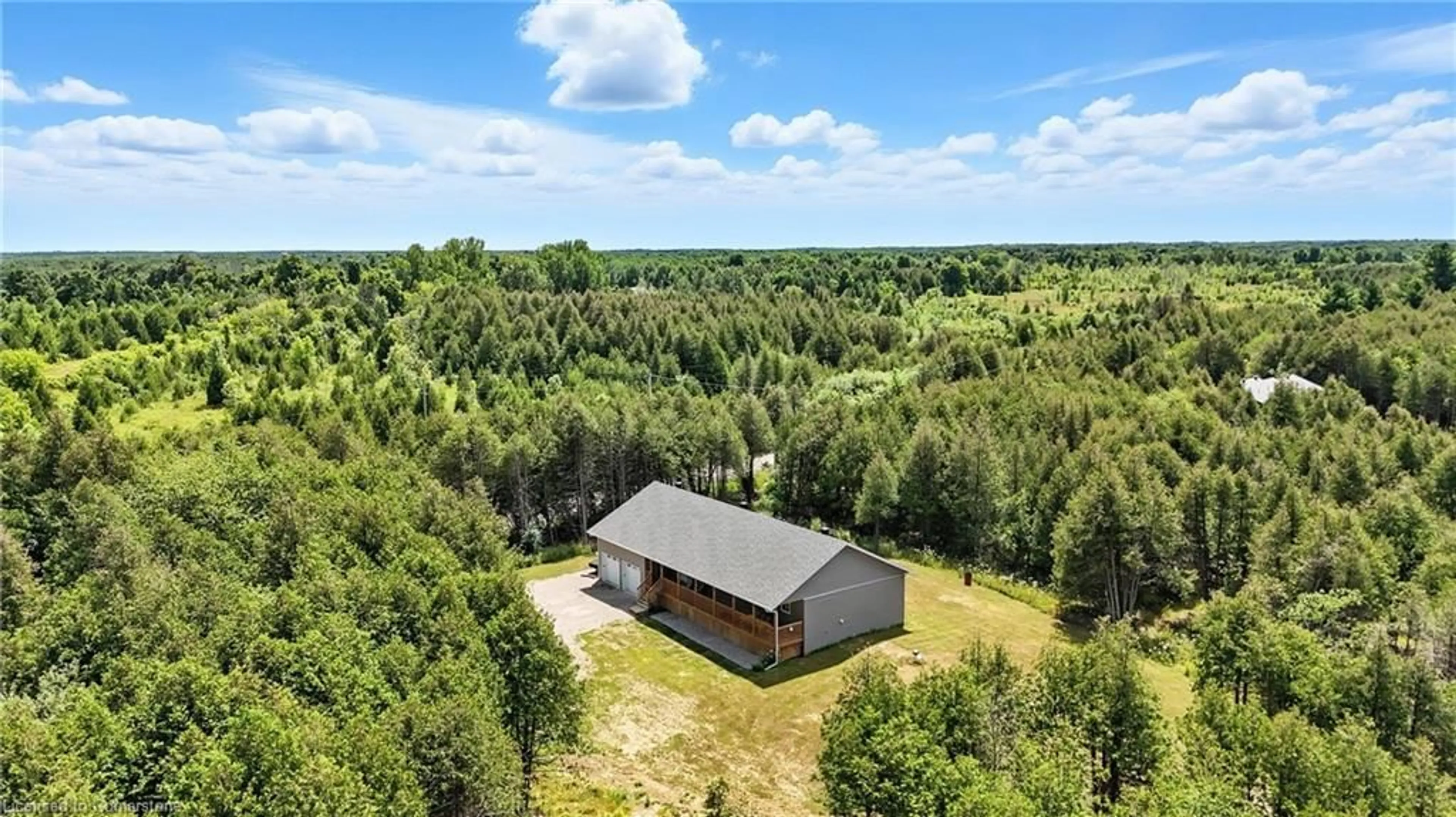 A pic from outside/outdoor area/front of a property/back of a property/a pic from drone, forest/trees view for 11650 Rocksprings Road Rd, Elizabethtown Ontario K0G 1R0