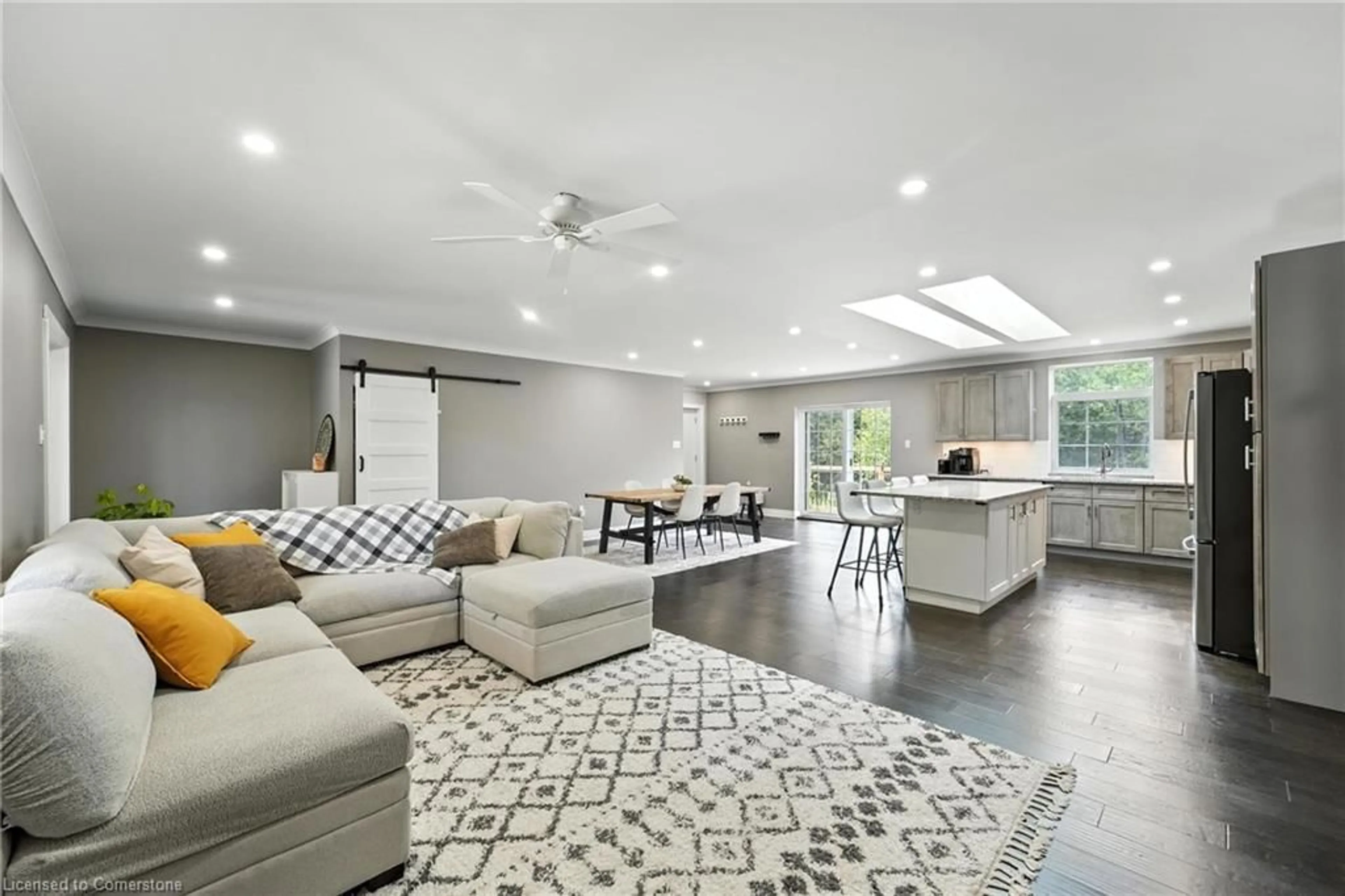 Open concept kitchen, ceramic/tile floor for 11650 Rocksprings Road Rd, Elizabethtown Ontario K0G 1R0