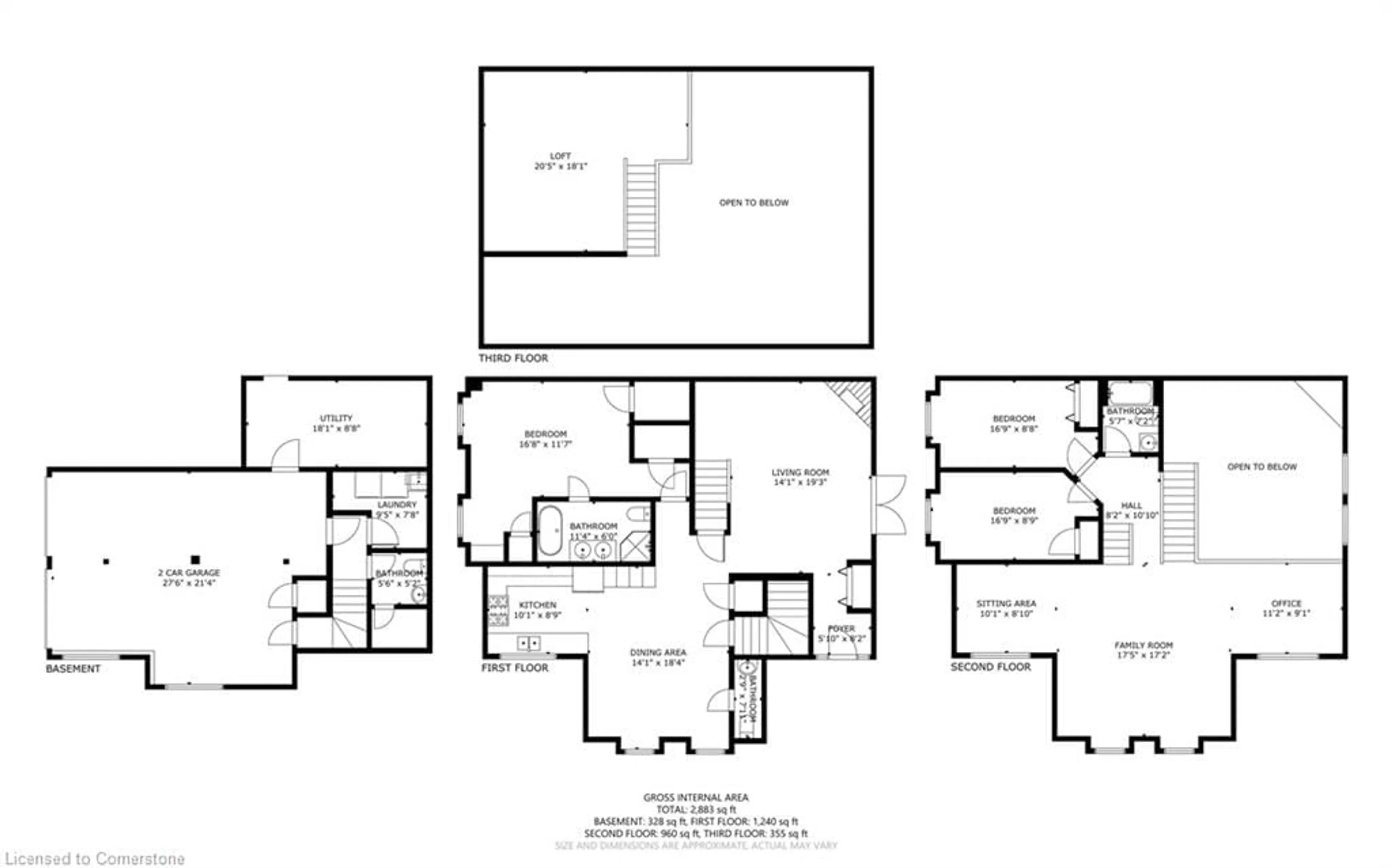 Floor plan for 2 Balmoral St, Paris Ontario N3L 0C8