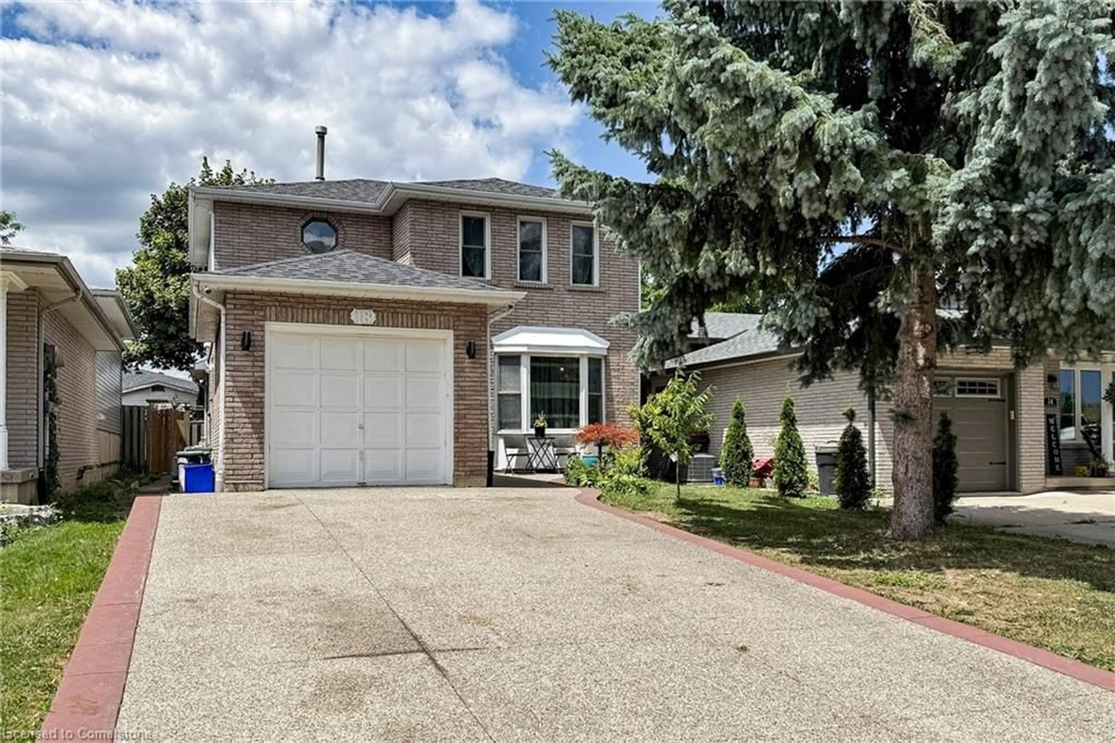 Home with brick exterior material, street for 18 Millpond Pl, Hamilton Ontario L8W 2W7