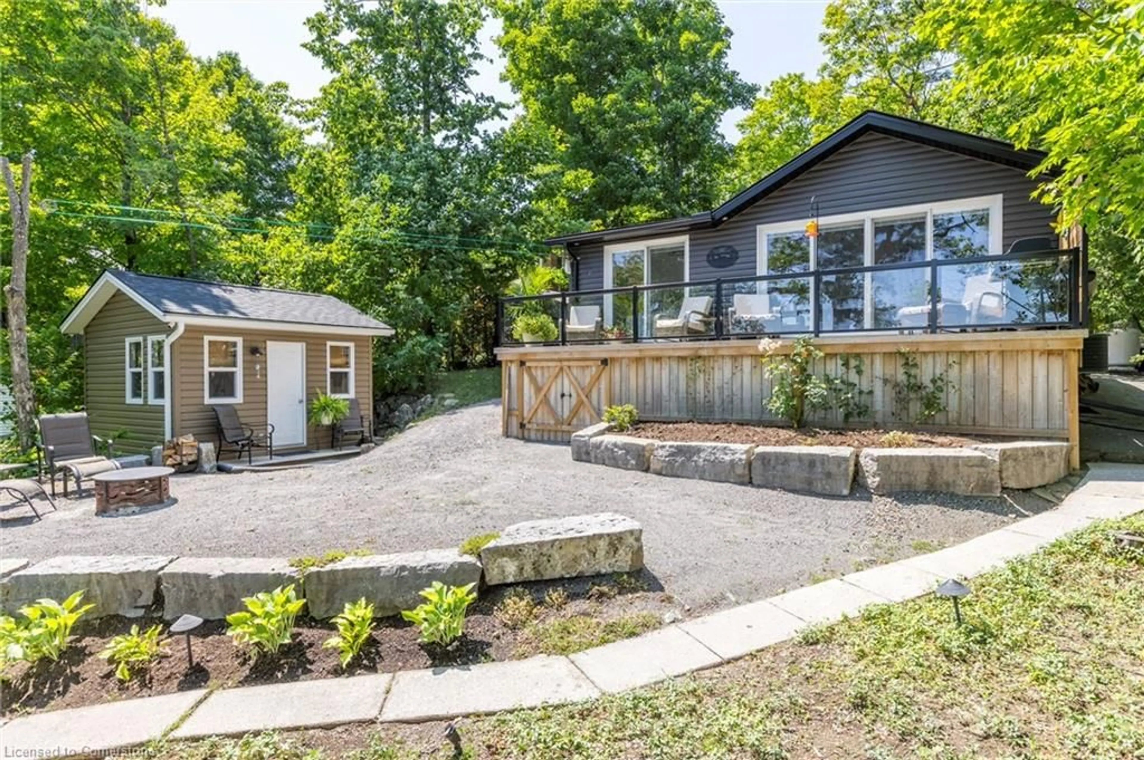 A pic from outside/outdoor area/front of a property/back of a property/a pic from drone, unknown for 127 Fire Route 25, Havelock Ontario K0L 1Z0