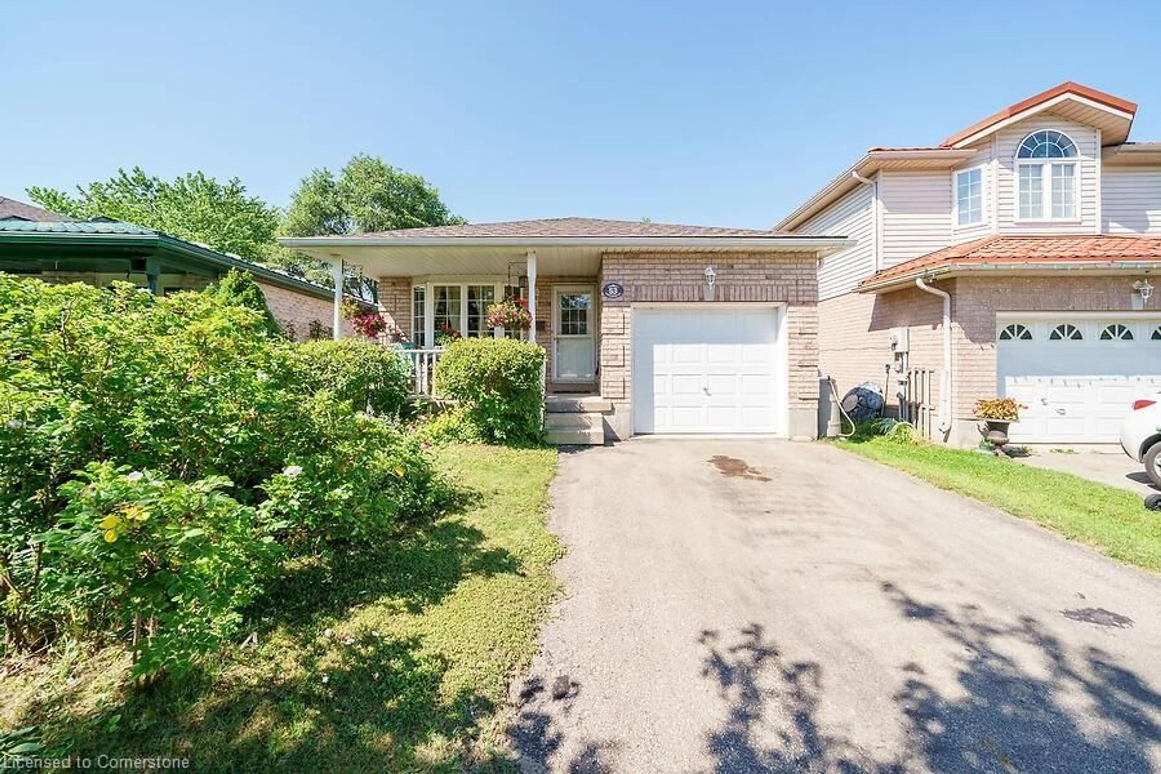 Home with brick exterior material, street for 53 Castlebury Dr, Guelph Ontario N1K 1X2