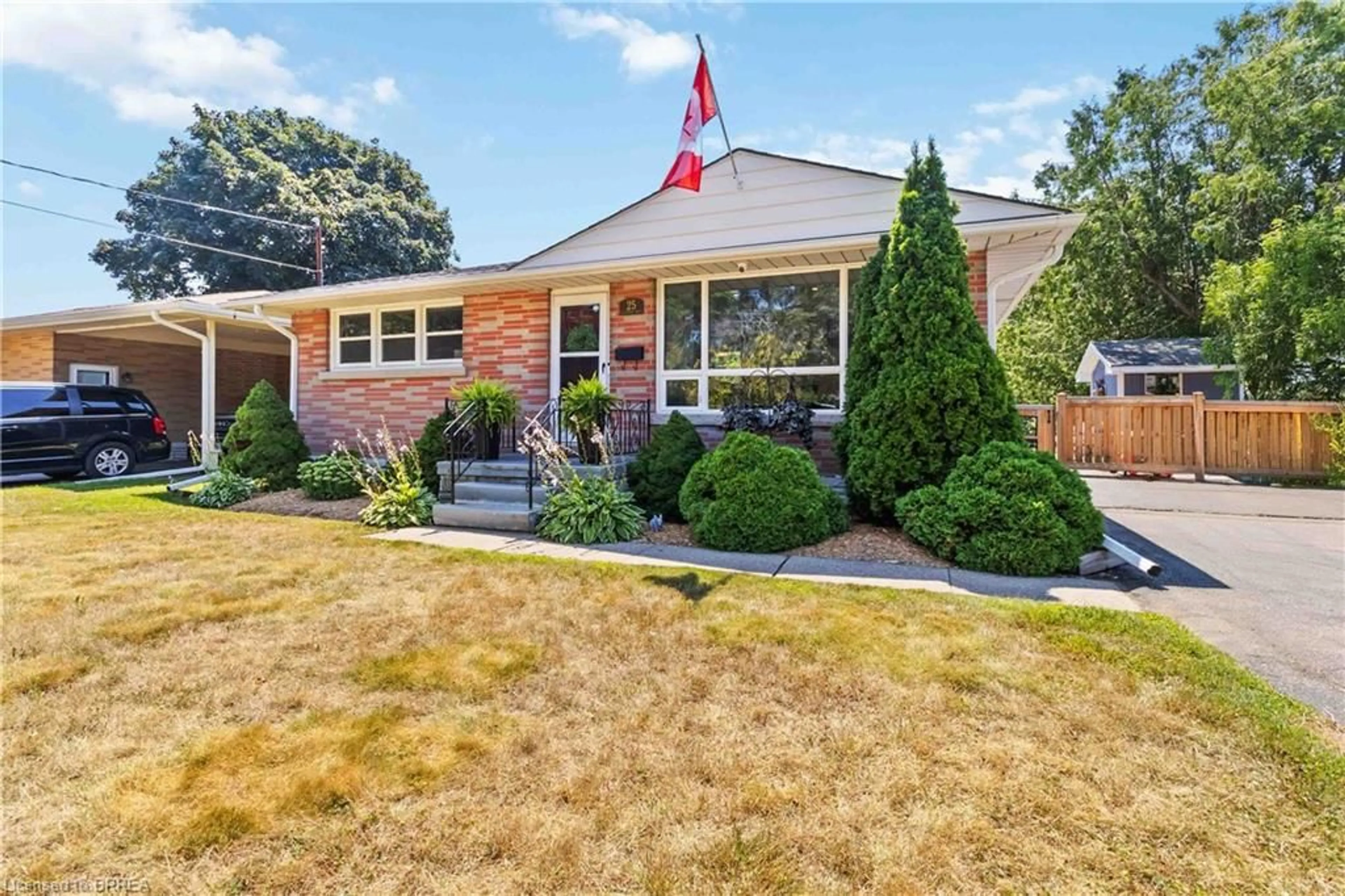 Home with brick exterior material, street for 25 Collingdon Dr, Brantford Ontario N3S 3C9