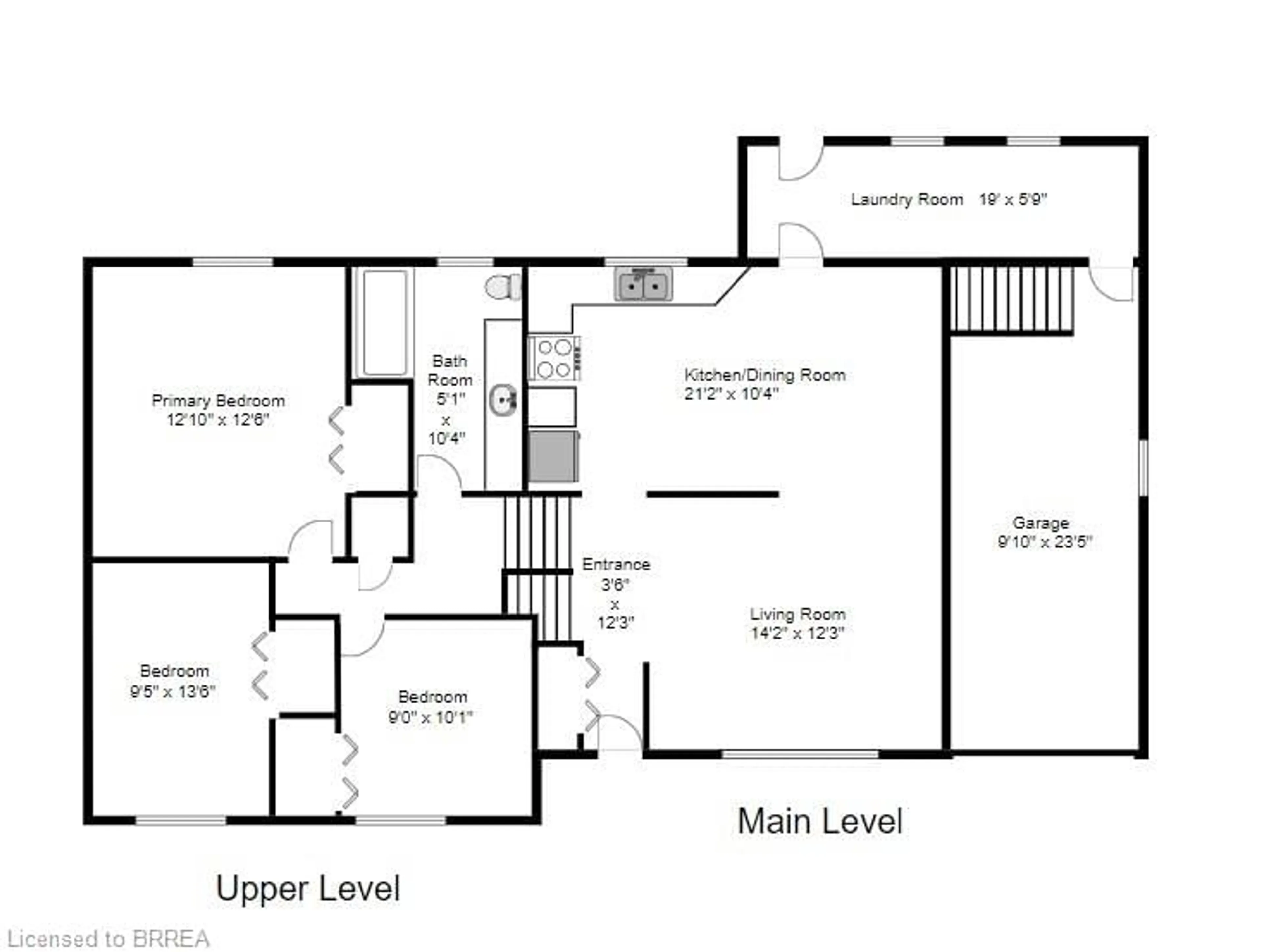 Floor plan for 50 Aldridge St, Hamilton Ontario L9C 2T2