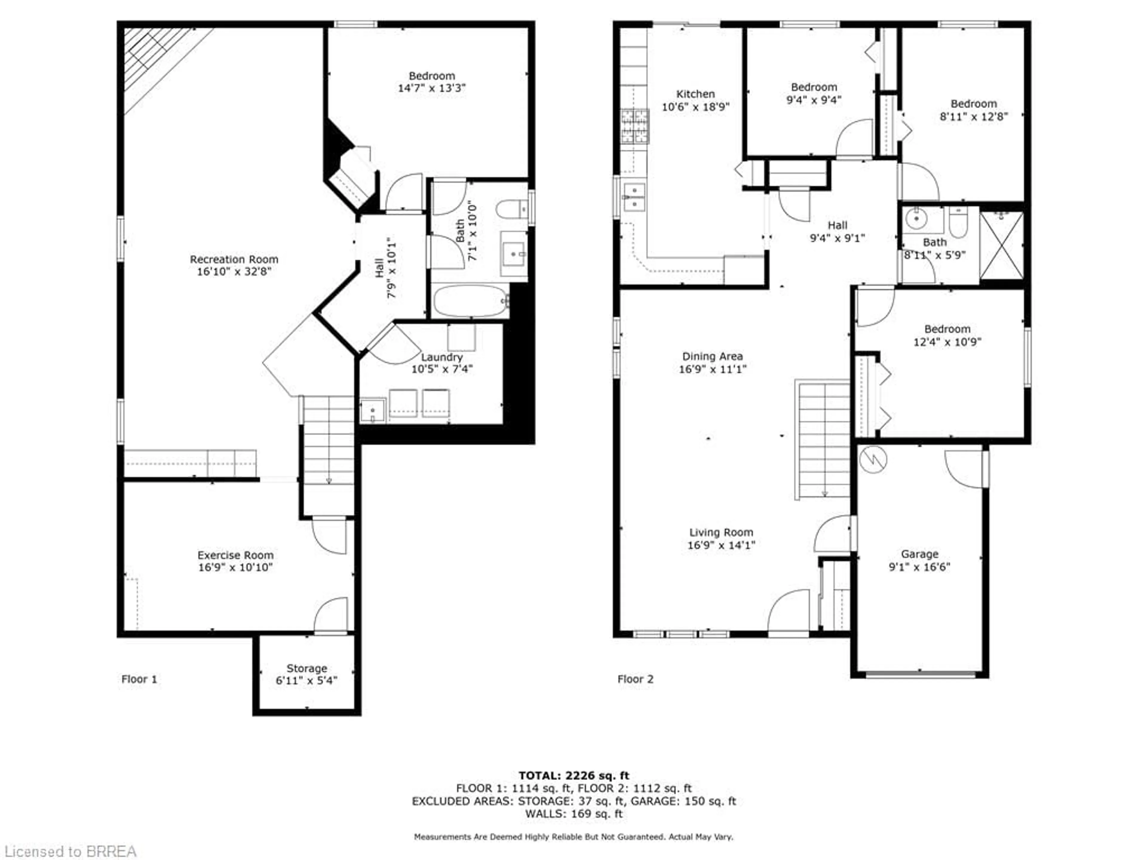 Floor plan for 19 Limerick Lane, Brantford Ontario N3T 6L3