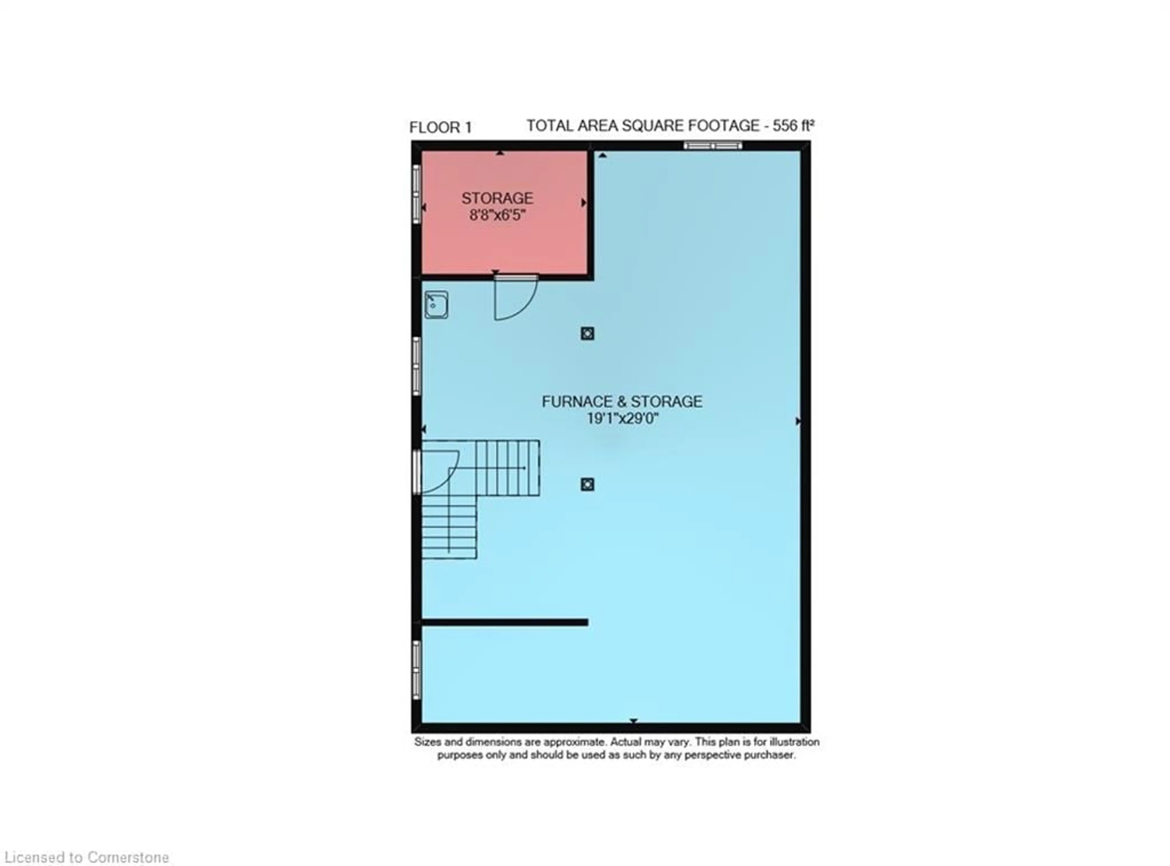 Floor plan for 172 Sherman Ave, Hamilton Ontario L8M 2P9
