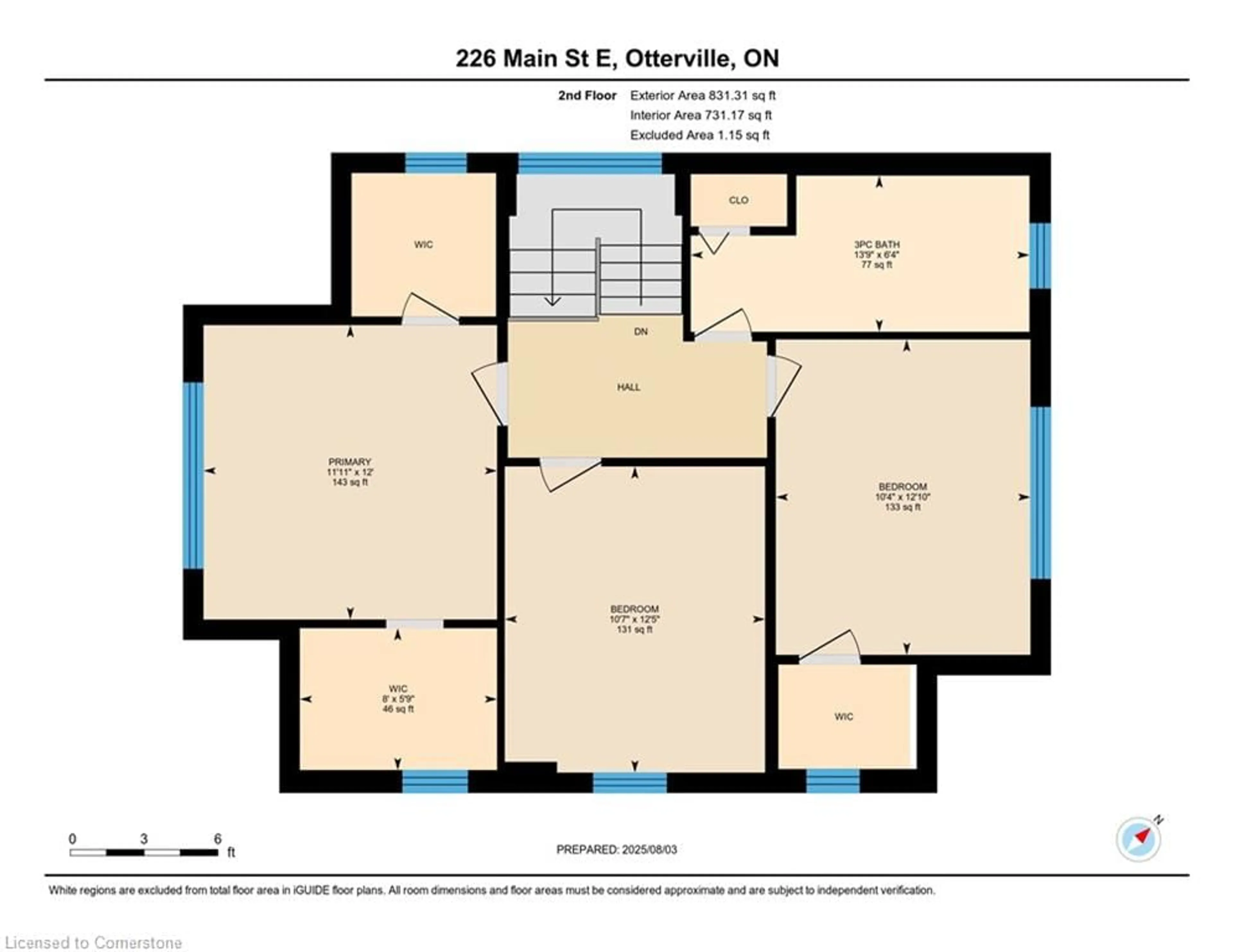 Floor plan for 226 Main St, Otterville Ontario N0J 1R0