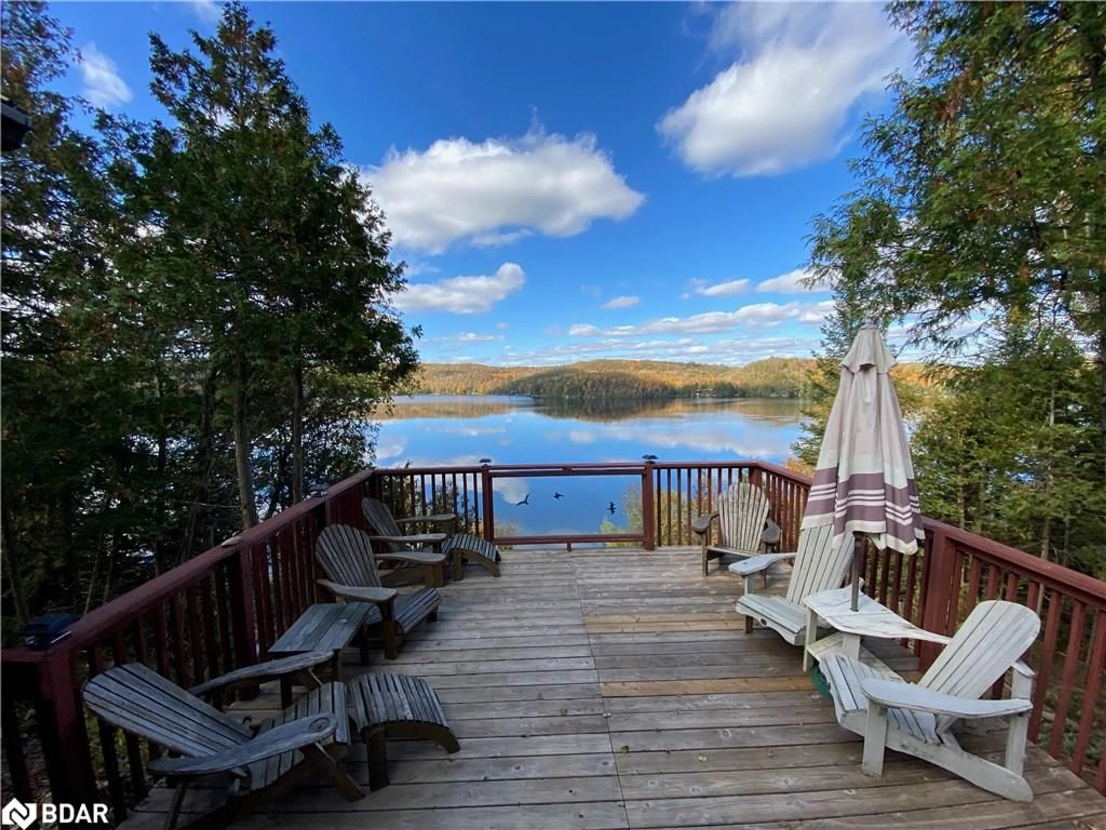 Patio, water/lake/river/ocean view for 376 Faradale Crt, Faraday Ontario K0L 1C0