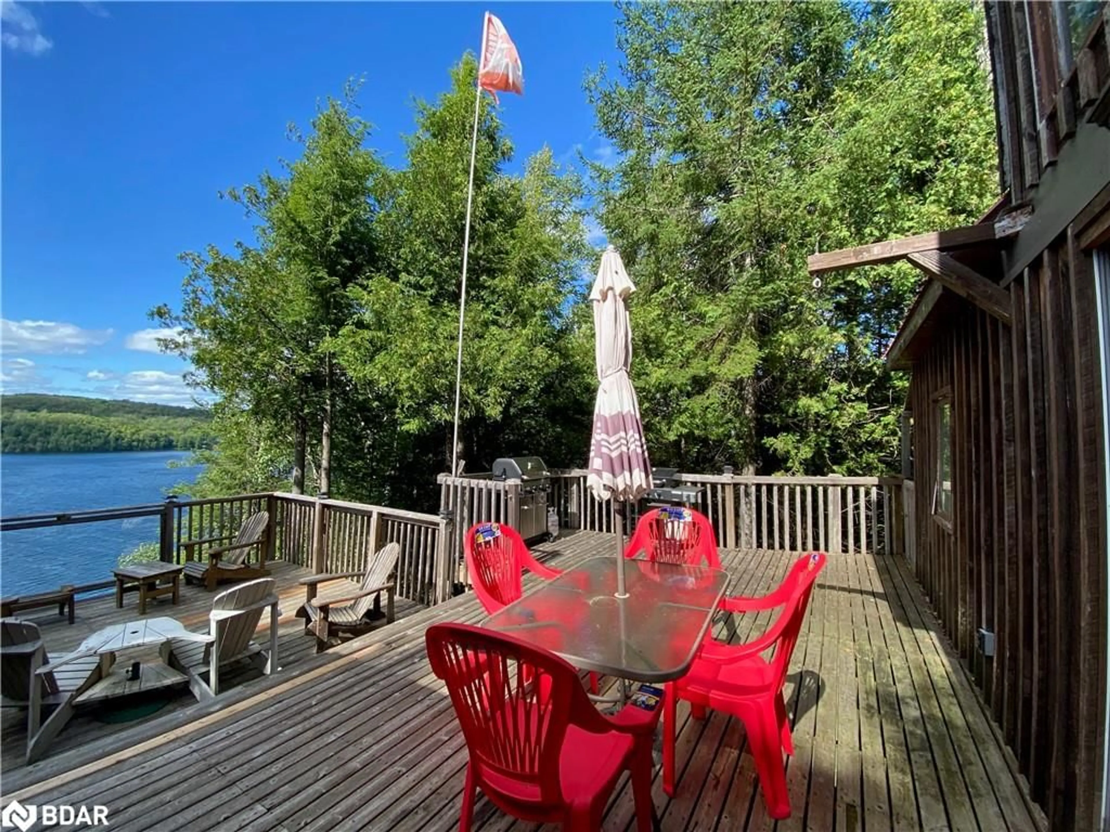 Patio, water/lake/river/ocean view for 376 Faradale Crt, Faraday Ontario K0L 1C0