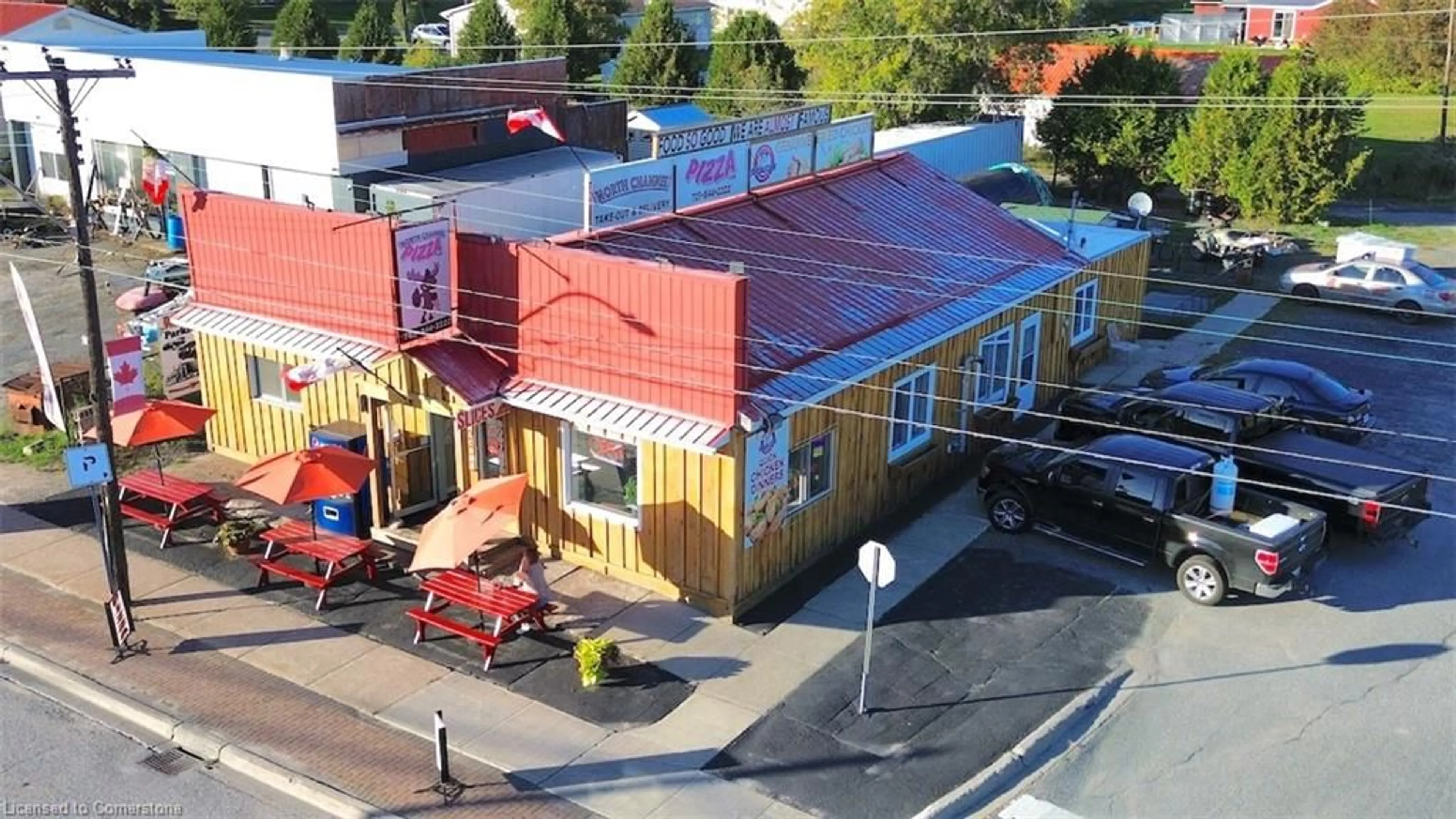 A pic from outside/outdoor area/front of a property/back of a property/a pic from drone, building for 101 Front St, Spanish Ontario P0P 2A0