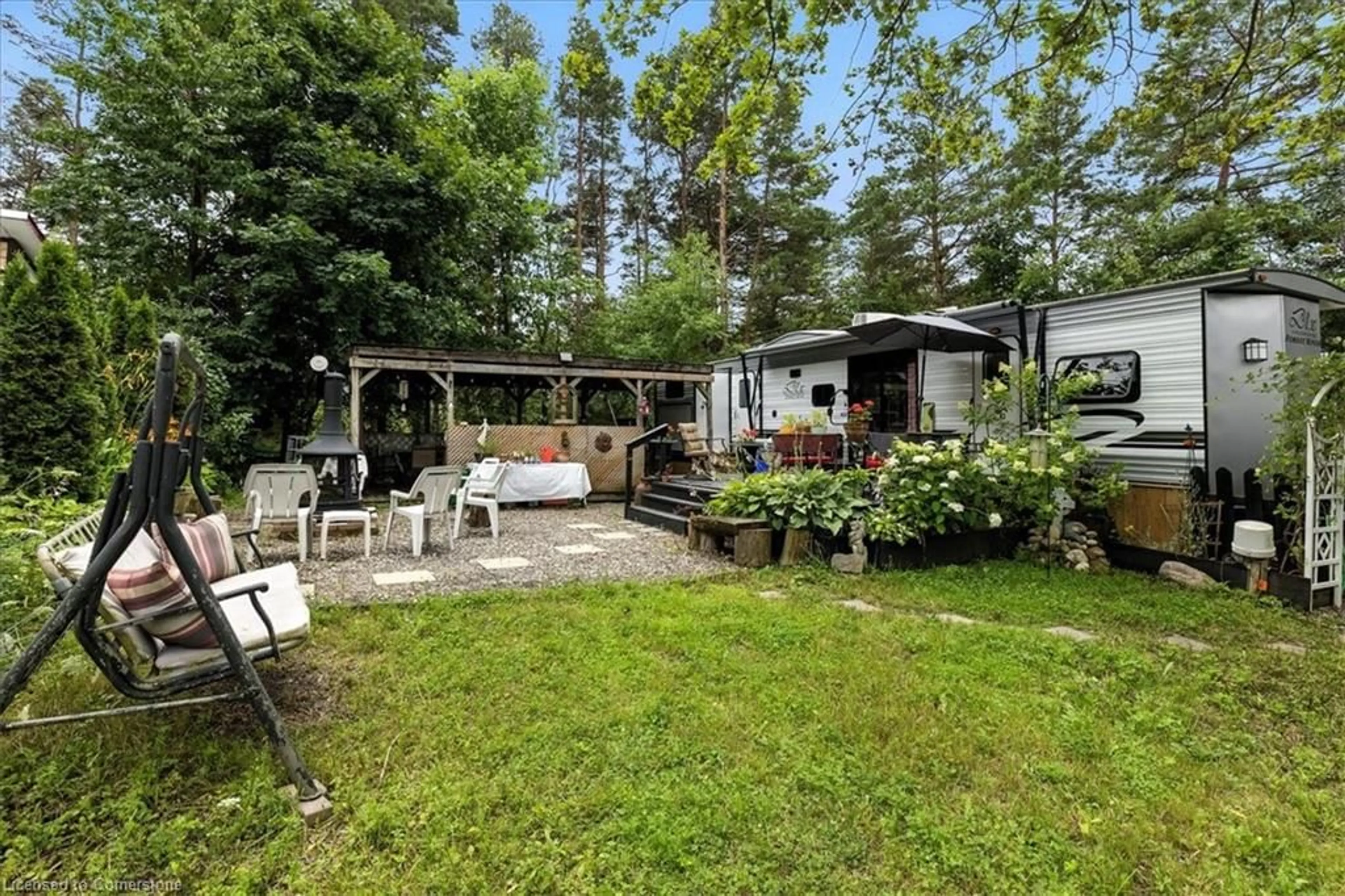 Patio, forest/trees view for 1174 Wilby Rd #8, St. Agatha Ontario N0B 2L0