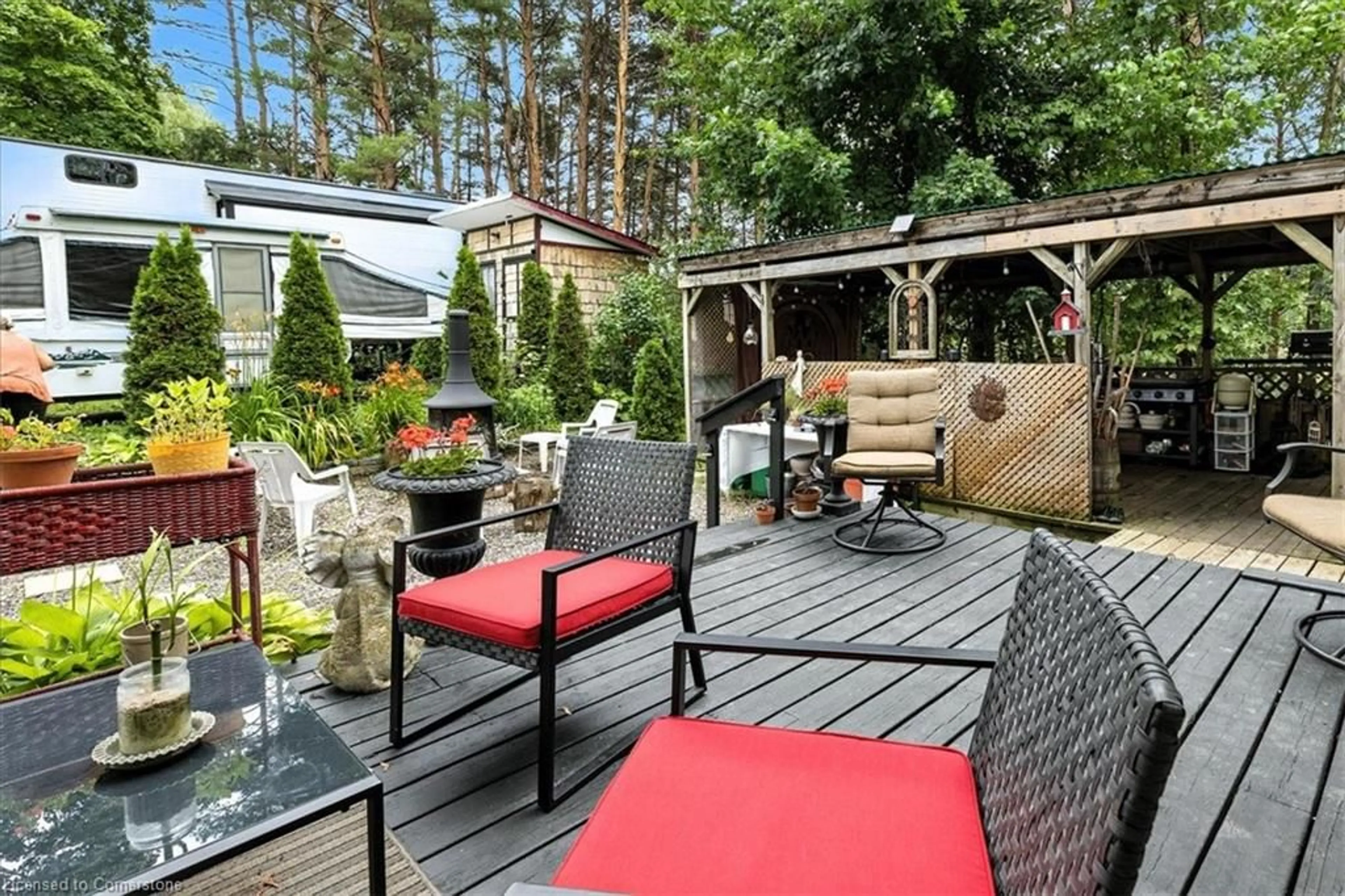 Patio, street for 1174 Wilby Rd #8, St. Agatha Ontario N0B 2L0