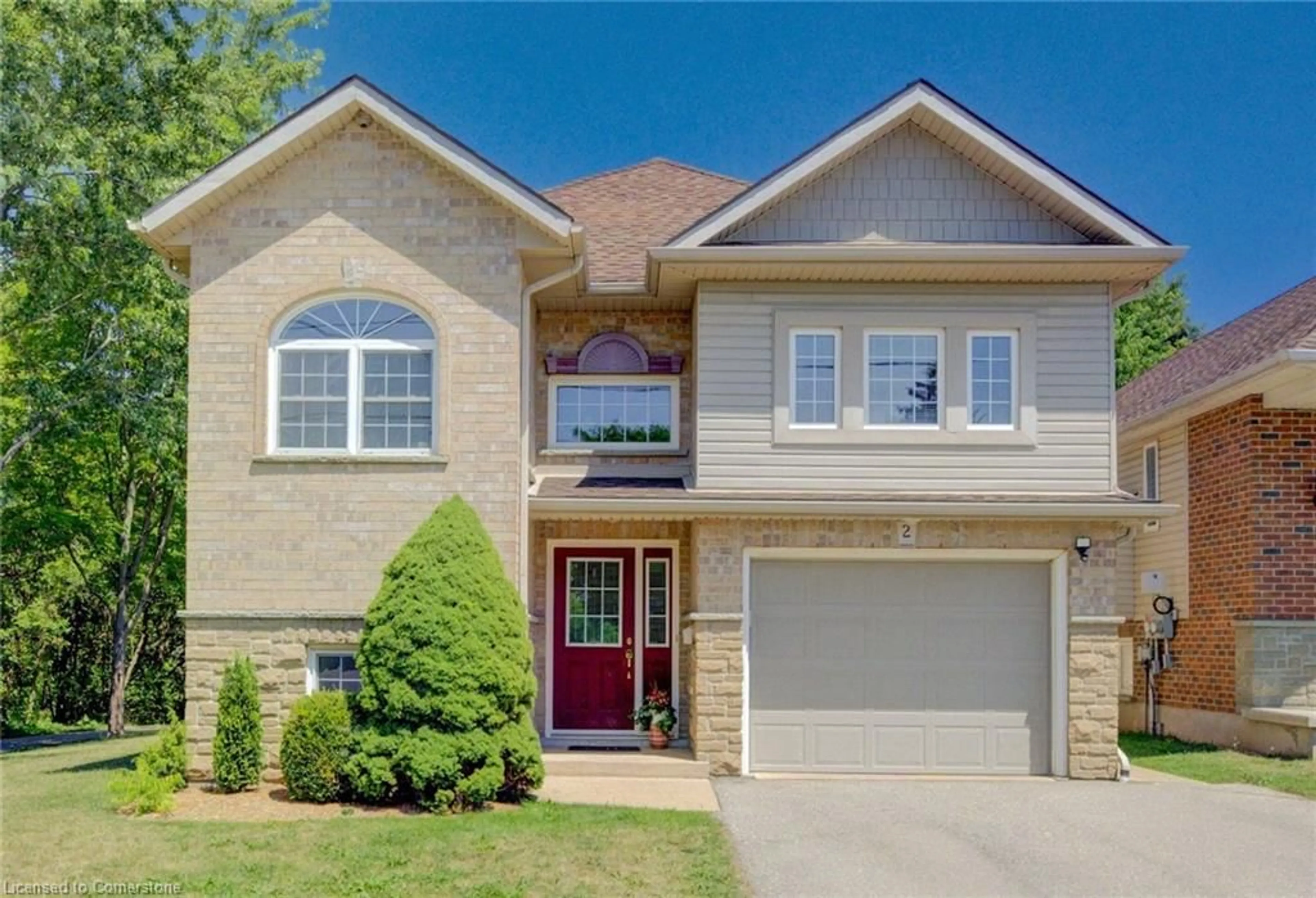 Home with brick exterior material, street for 2 Smetana Dr, Kitchener Ontario N2B 3B8