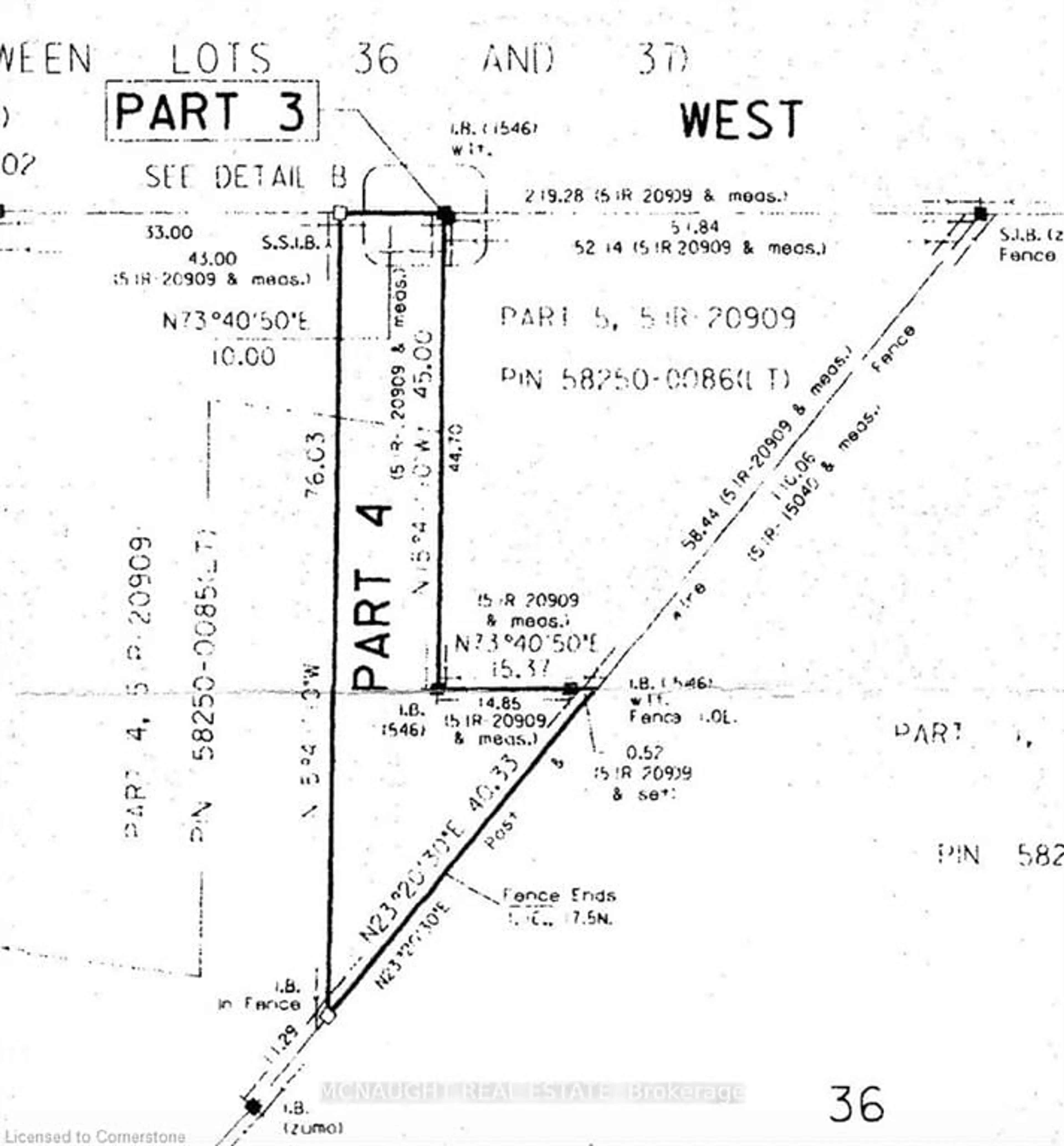 Picture of a map for 7639 36/37 Nottawasaga Sideroad, Nottawa Ontario L0M 1P0