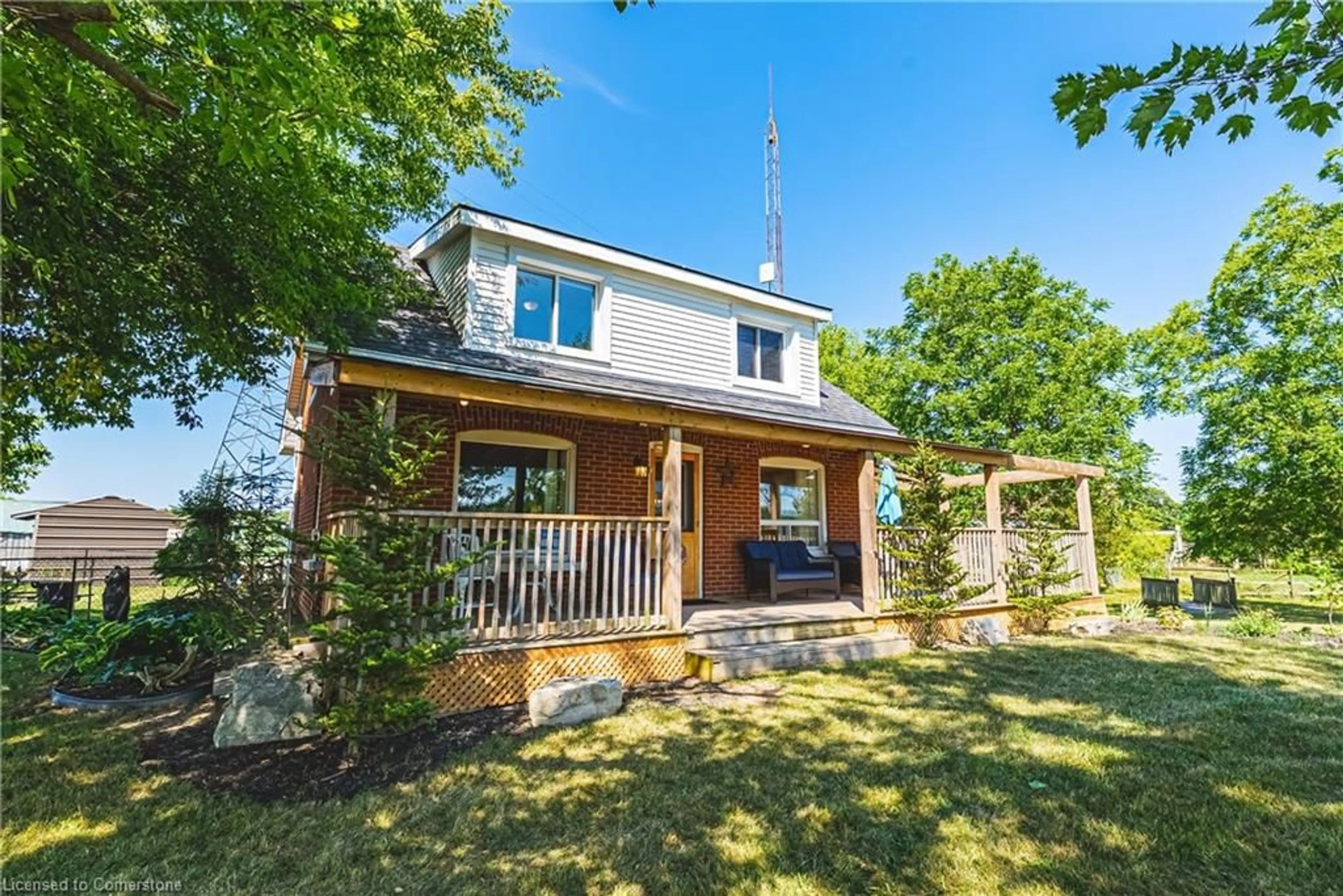 A pic from outside/outdoor area/front of a property/back of a property/a pic from drone, building for 7721 Concession 5 Rd, Caistor Centre Ontario L0R 1E0