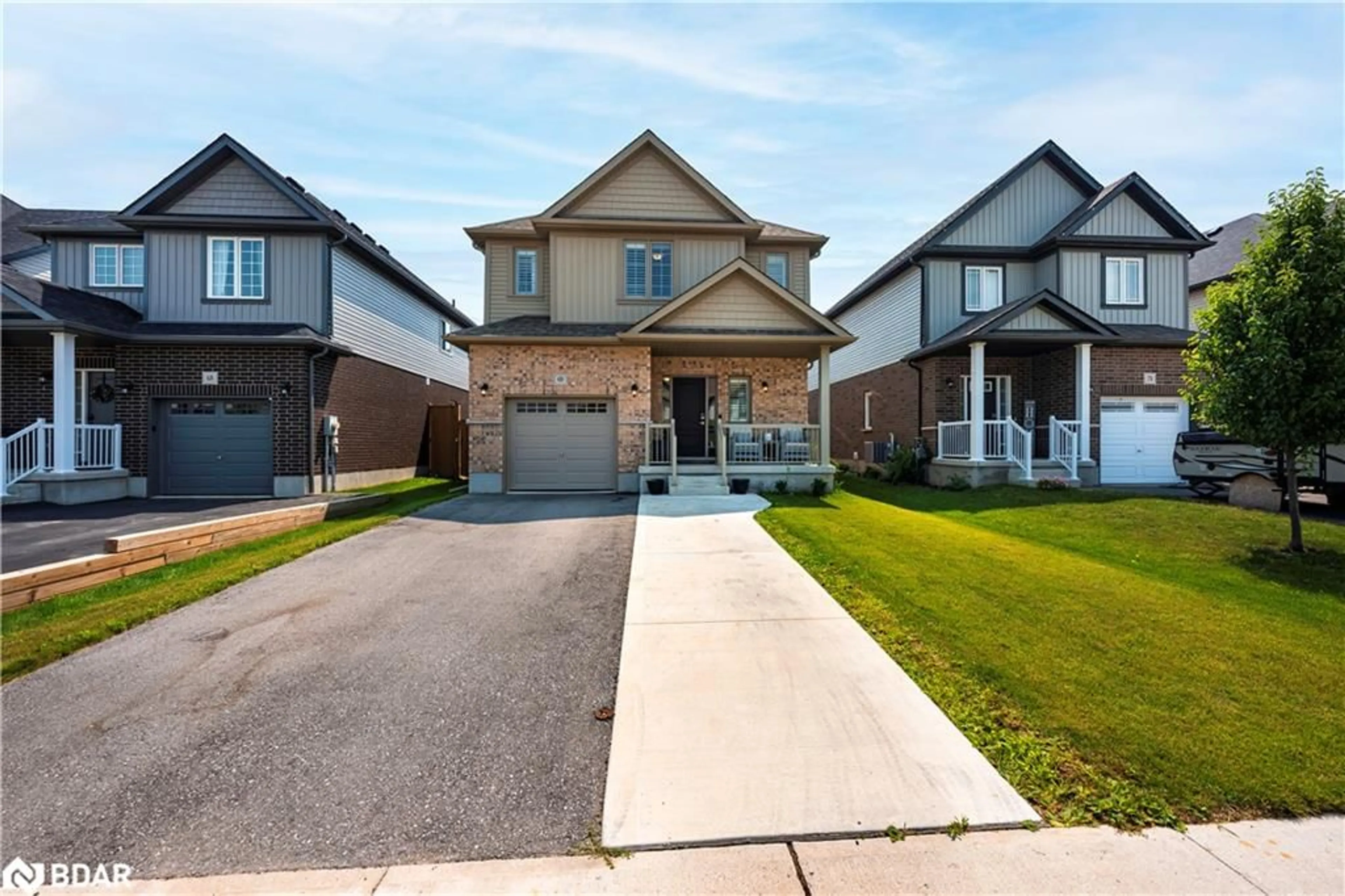 Home with brick exterior material, street for 69 Miranda Path, Elmira Ontario N3B 0A1