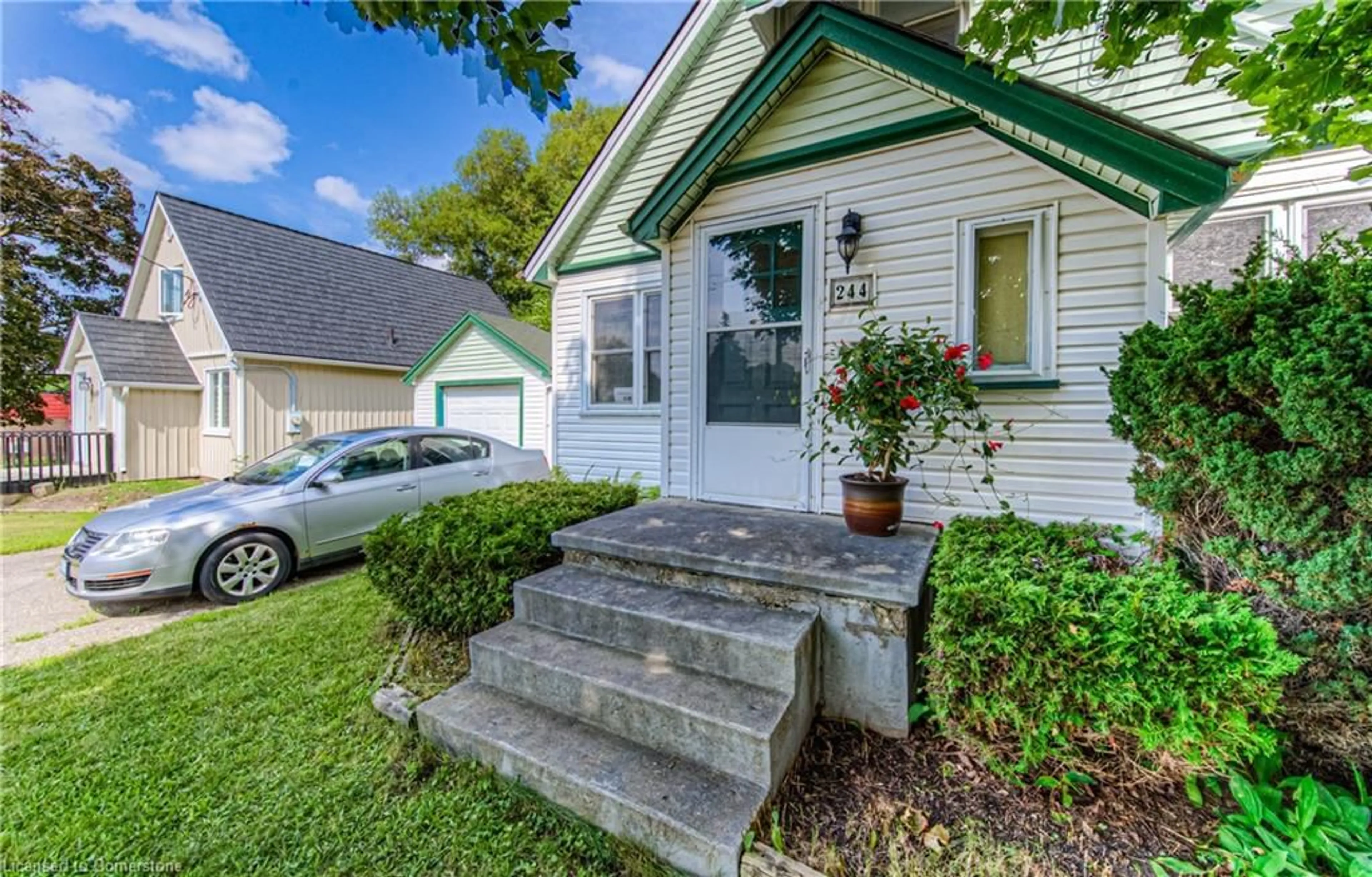 Home with vinyl exterior material, street for 244 Lancaster St, Kitchener Ontario N2H 4V1