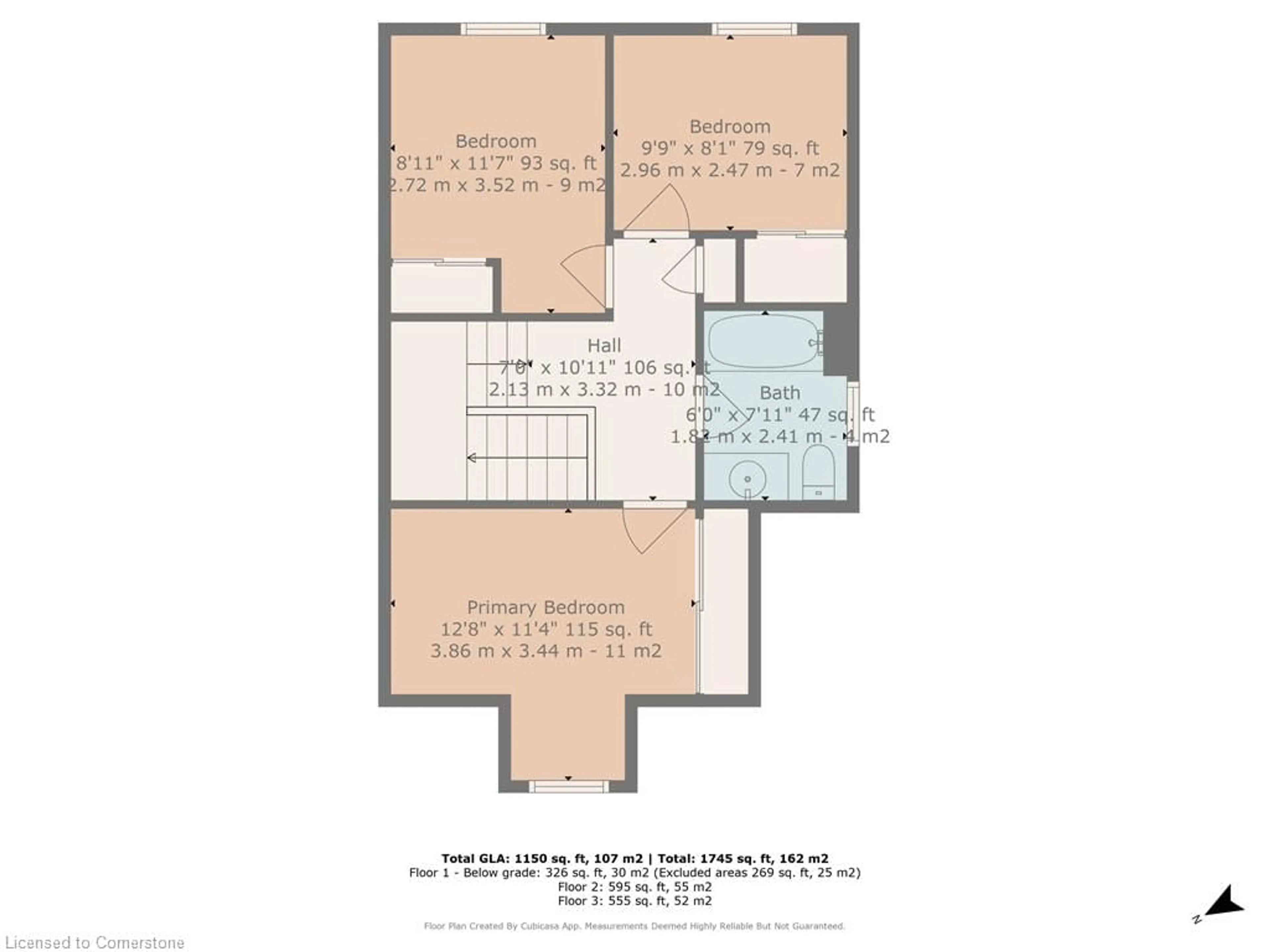 Floor plan for 29 White Owl Cres, Brantford Ontario N3P 1A1
