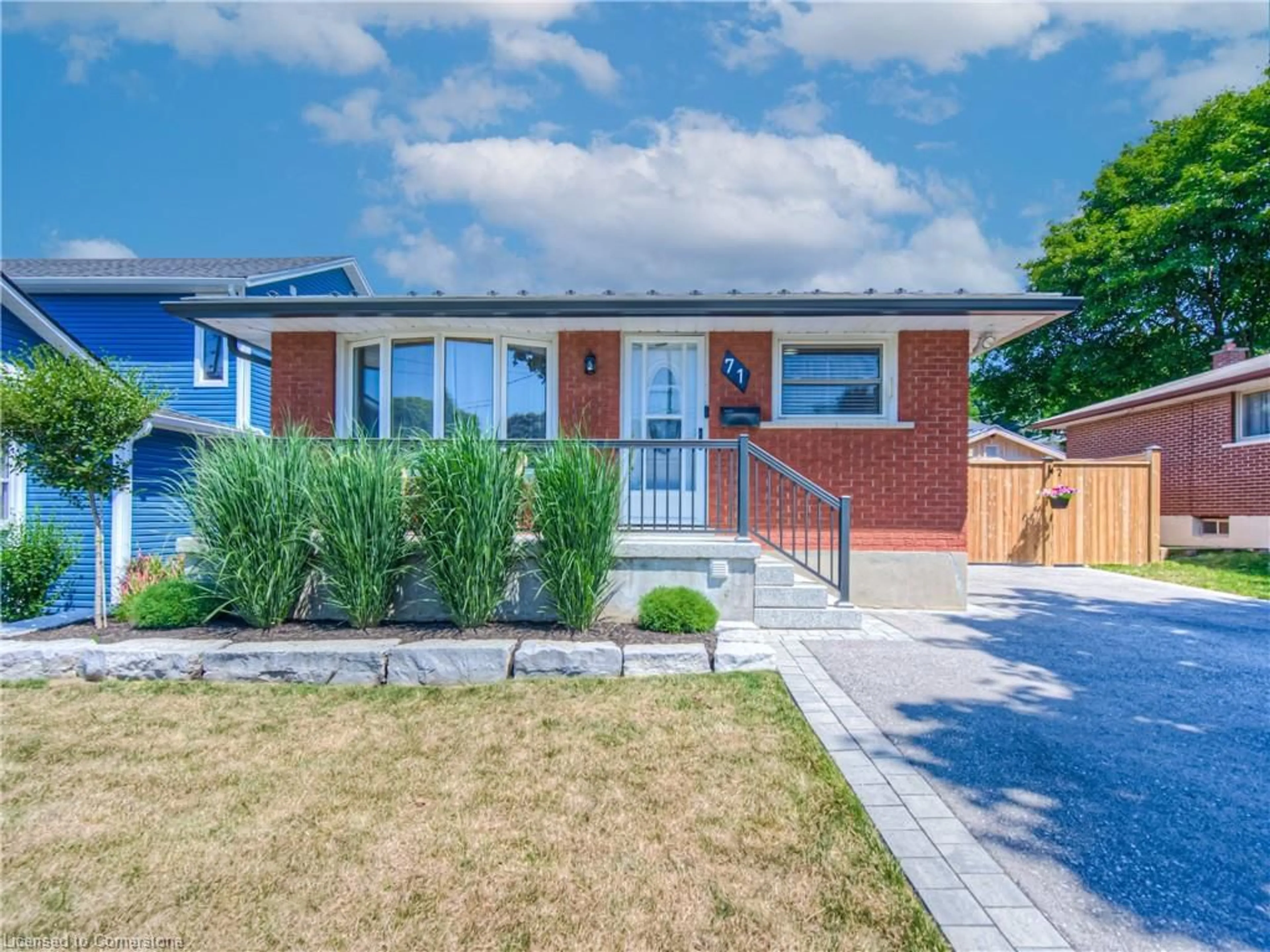 Home with brick exterior material, street for 71 Winston Blvd, Cambridge Ontario N3C 1L5