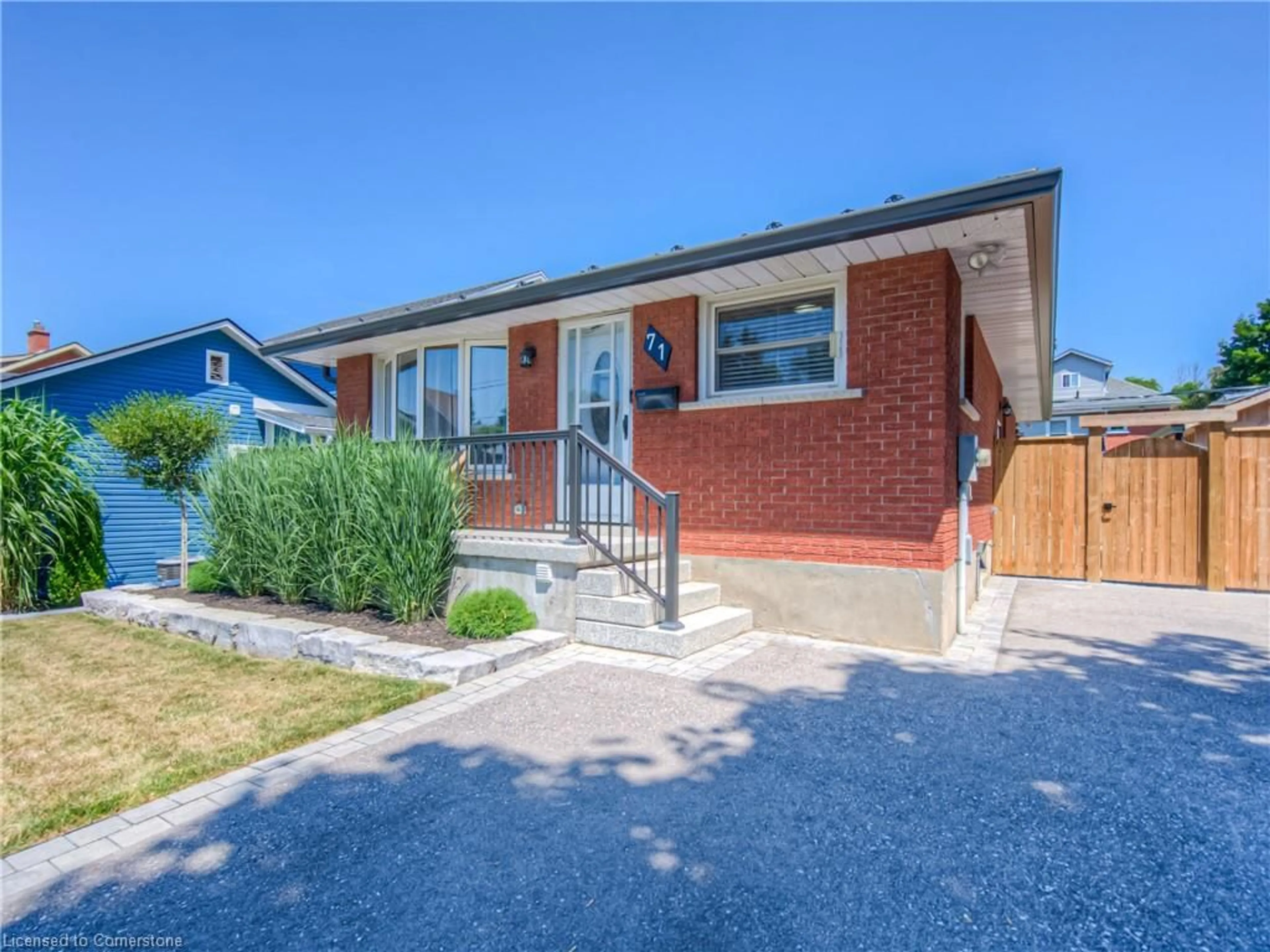 Home with brick exterior material, street for 71 Winston Blvd, Cambridge Ontario N3C 1L5
