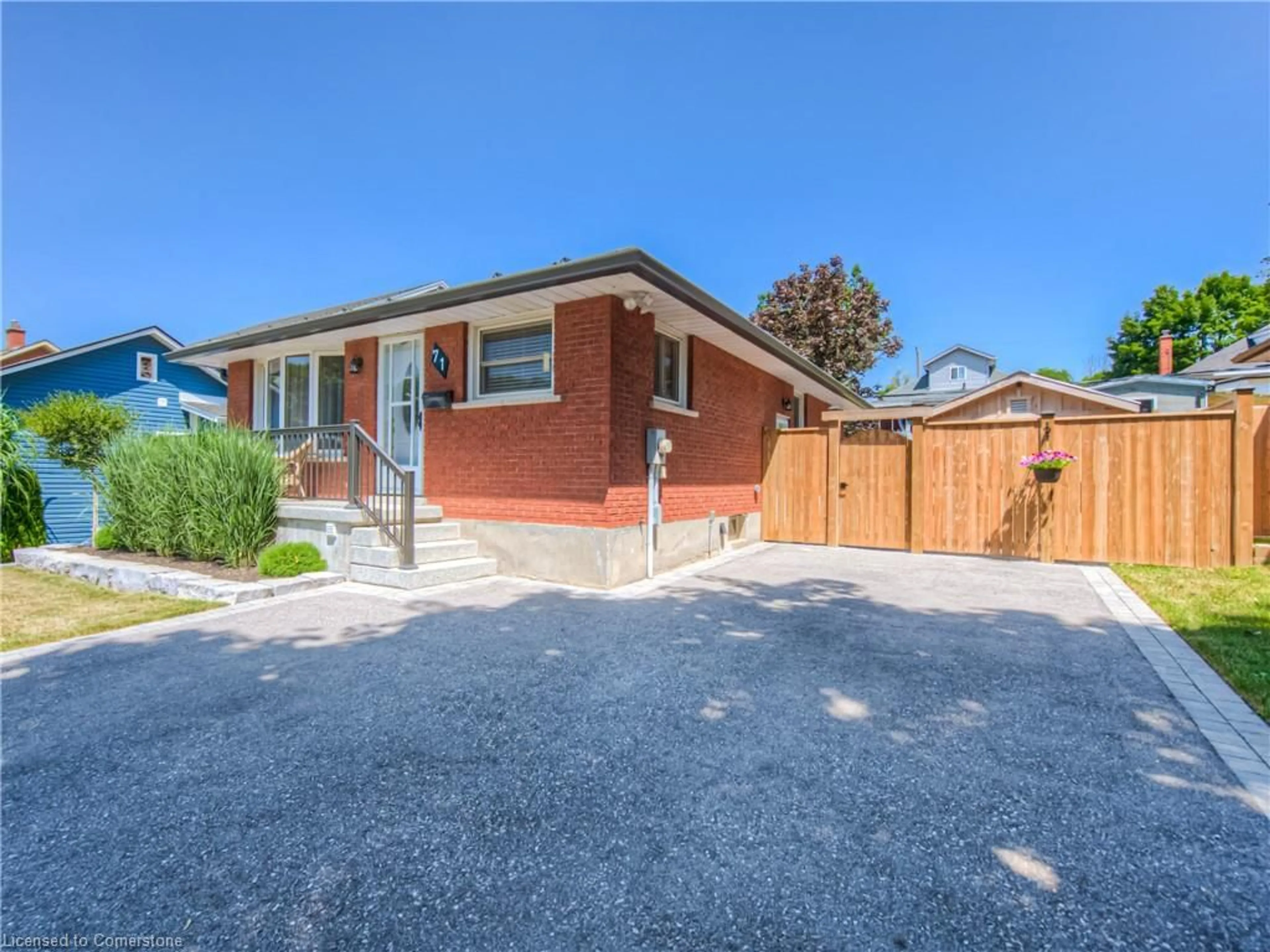 Home with brick exterior material, street for 71 Winston Blvd, Cambridge Ontario N3C 1L5
