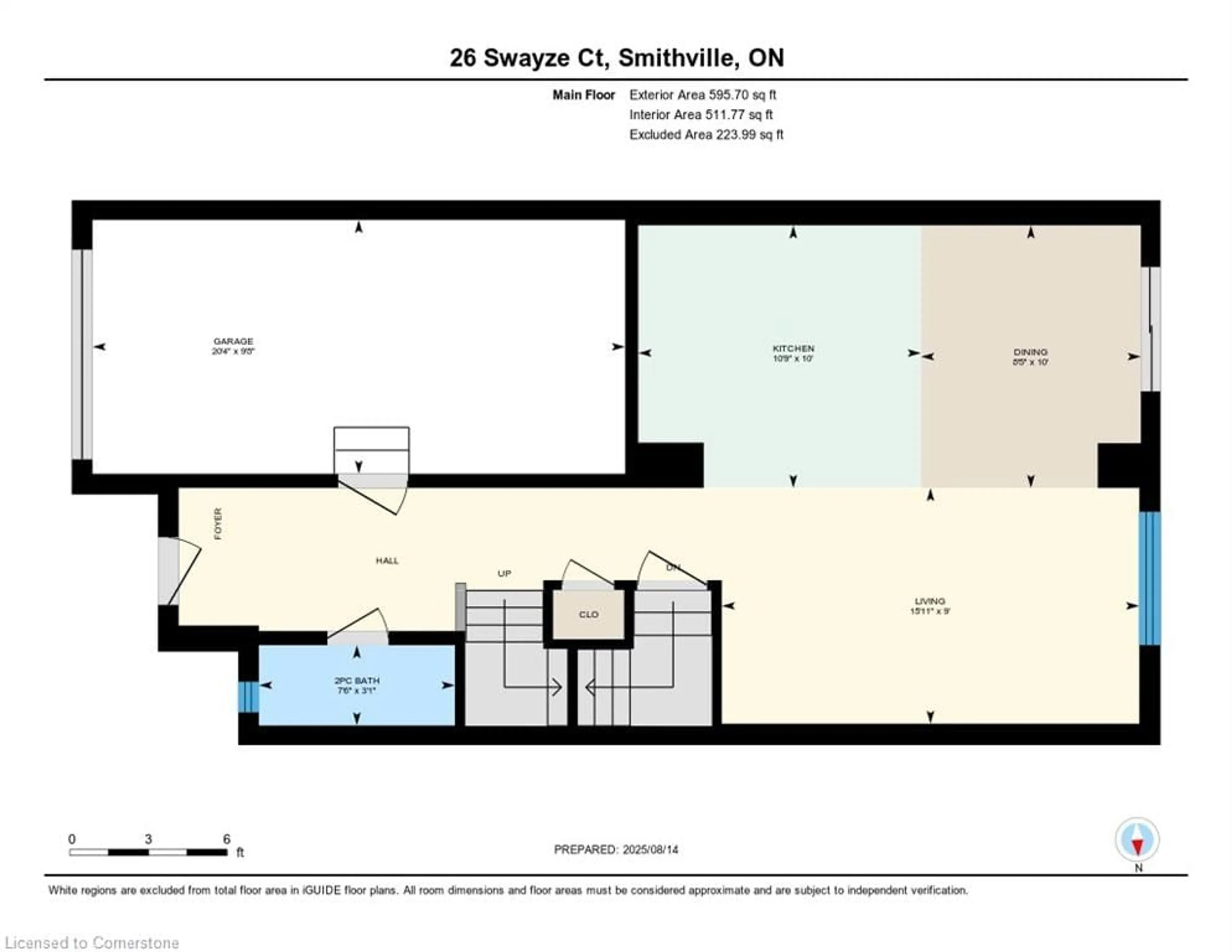 Floor plan for 26 Swayze Crt, Smithville Ontario L0R 2A0