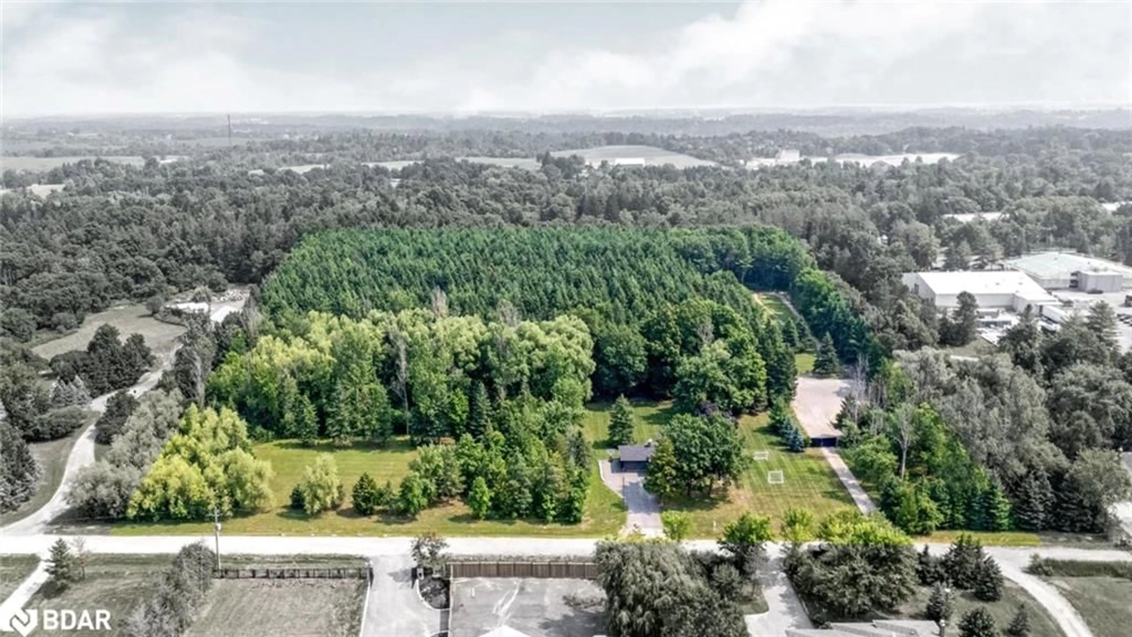 A pic from outside/outdoor area/front of a property/back of a property/a pic from drone, forest/trees view for 13442 22nd Side Road, Halton Hills Ontario L7G 4S4