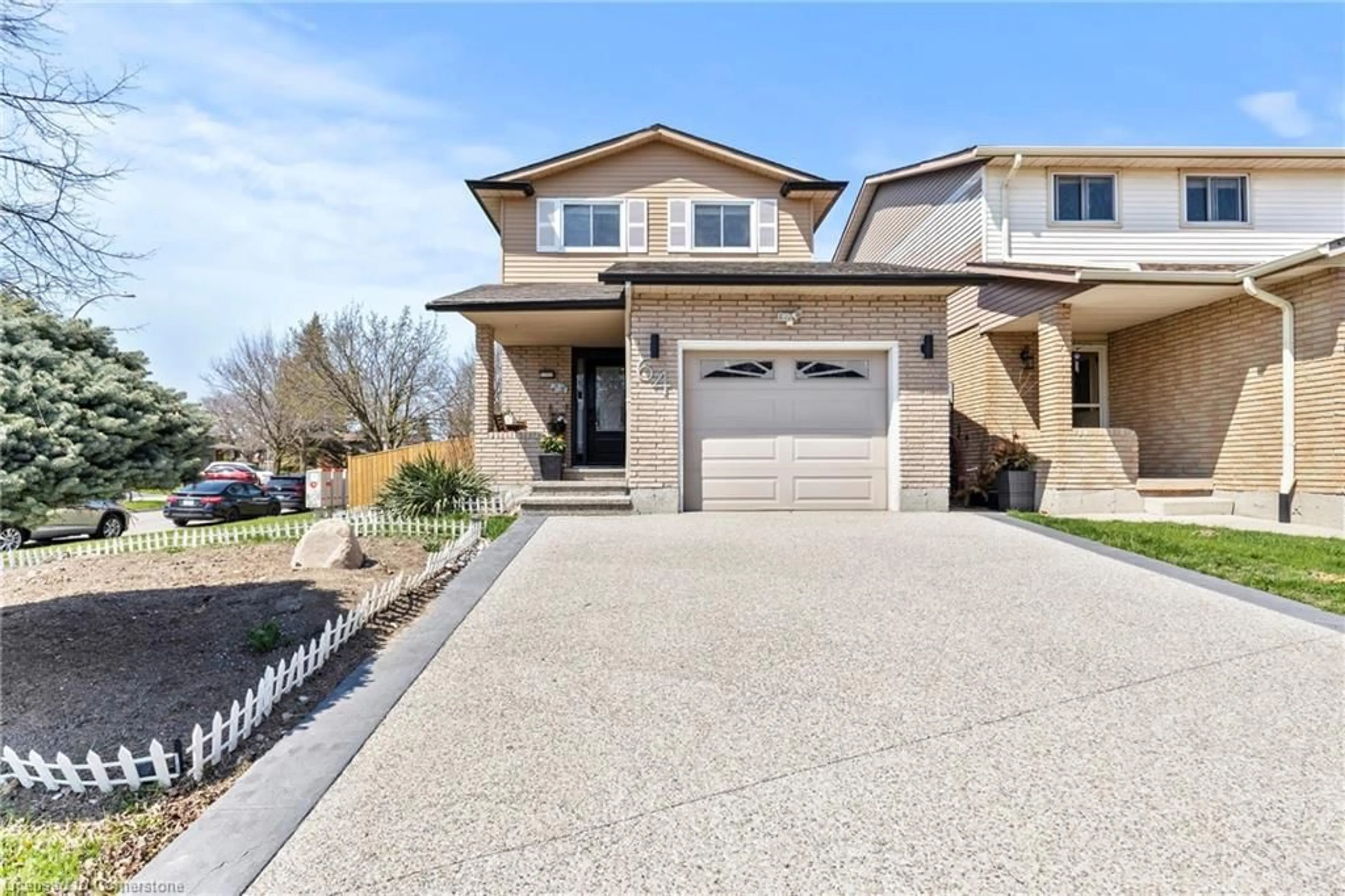 Home with brick exterior material, street for 64 Athenia Dr, Hamilton Ontario L8J 1S7