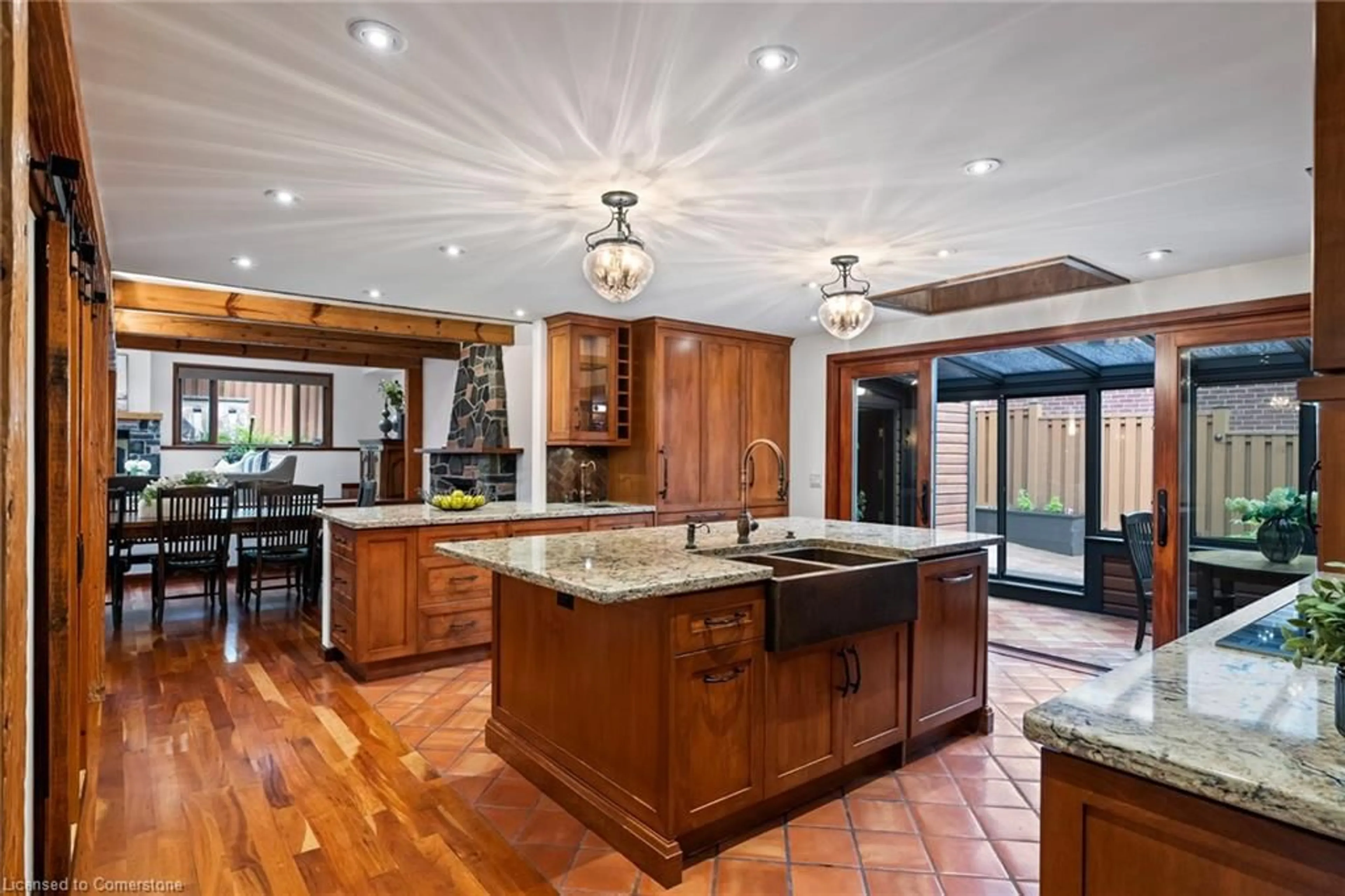 Open concept kitchen, ceramic/tile floor for 1194 Stirling Dr, Oakville Ontario L6L 1E6