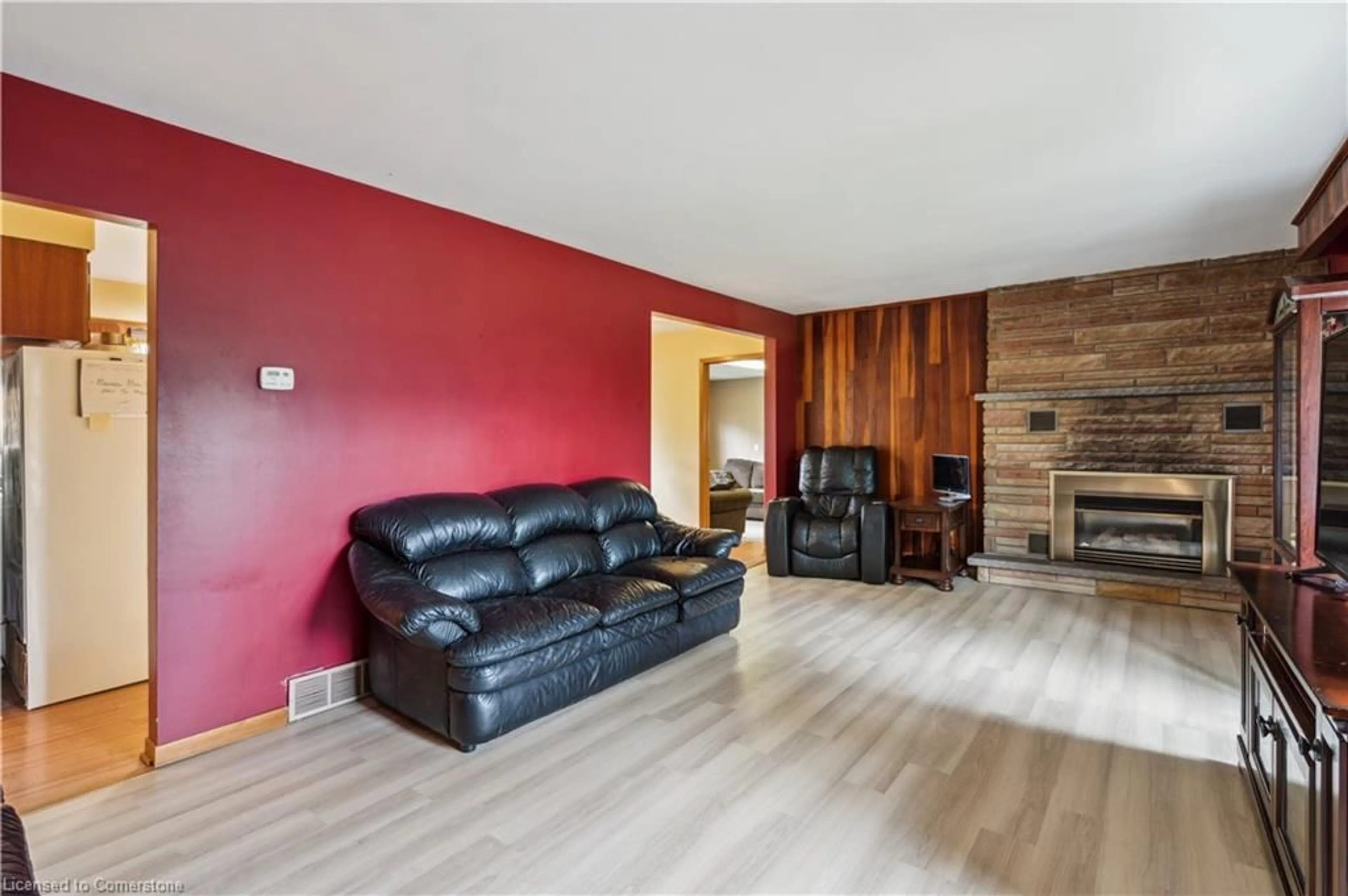 Living room with furniture, wood/laminate floor for 3567 South Grimsby Road 12 Rd, Grassie Ontario L0R 1M0
