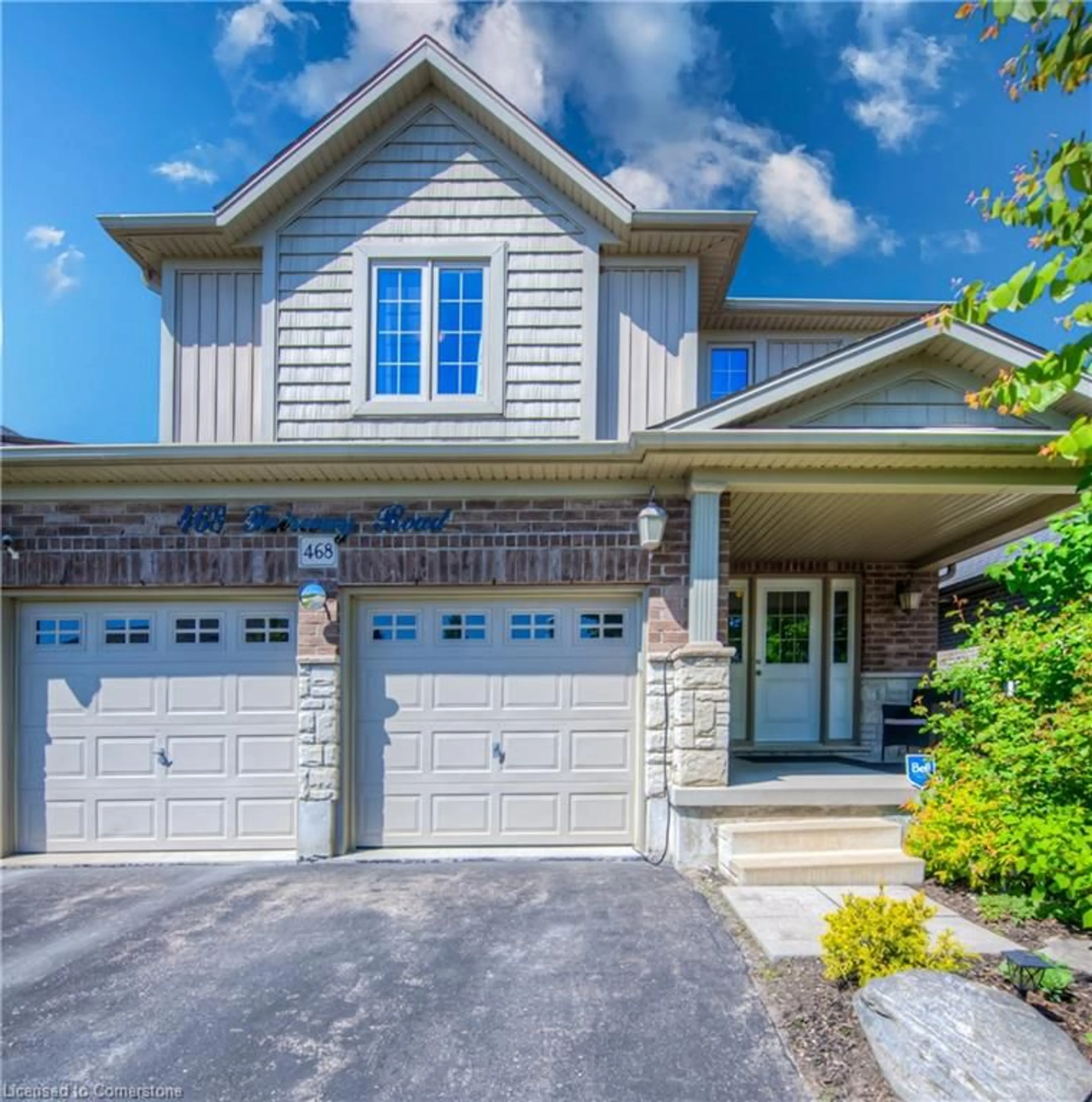 Home with brick exterior material, street for 468 Fairway Rd, Woodstock Ontario N4T 0E7
