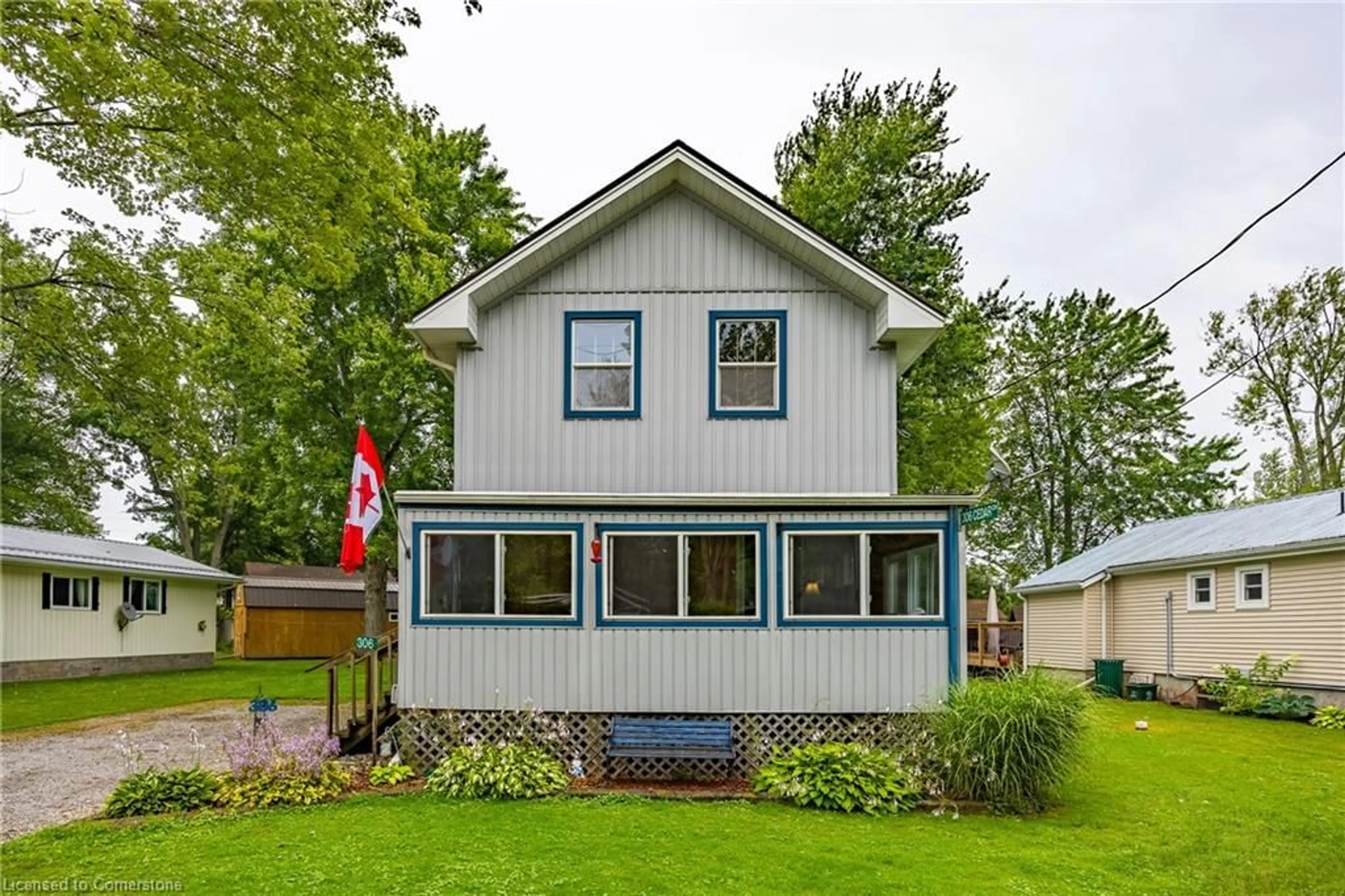 Home with vinyl exterior material, building for 306 Cedar Dr, Turkey Point Ontario N0E 1T0