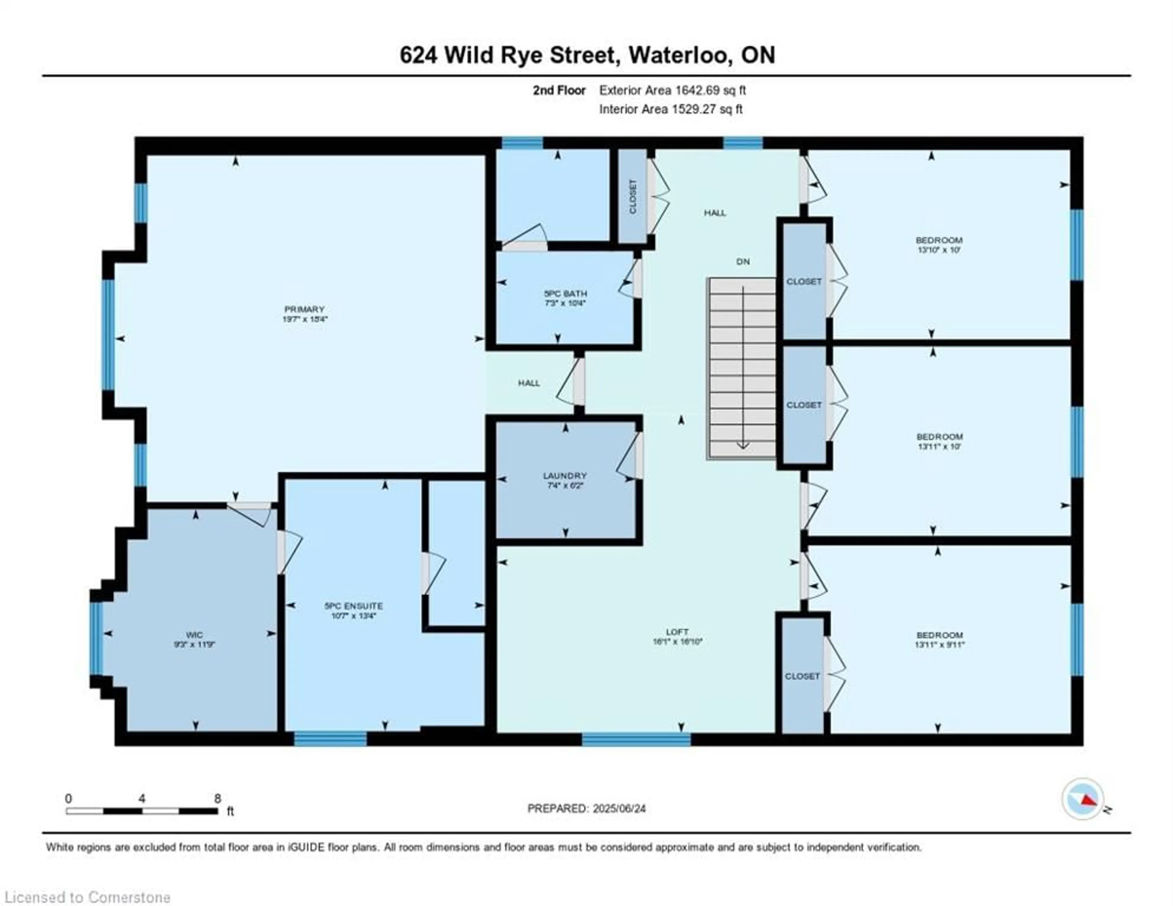 Floor plan for 624 Wild Rye St, Waterloo Ontario N2V 0E3