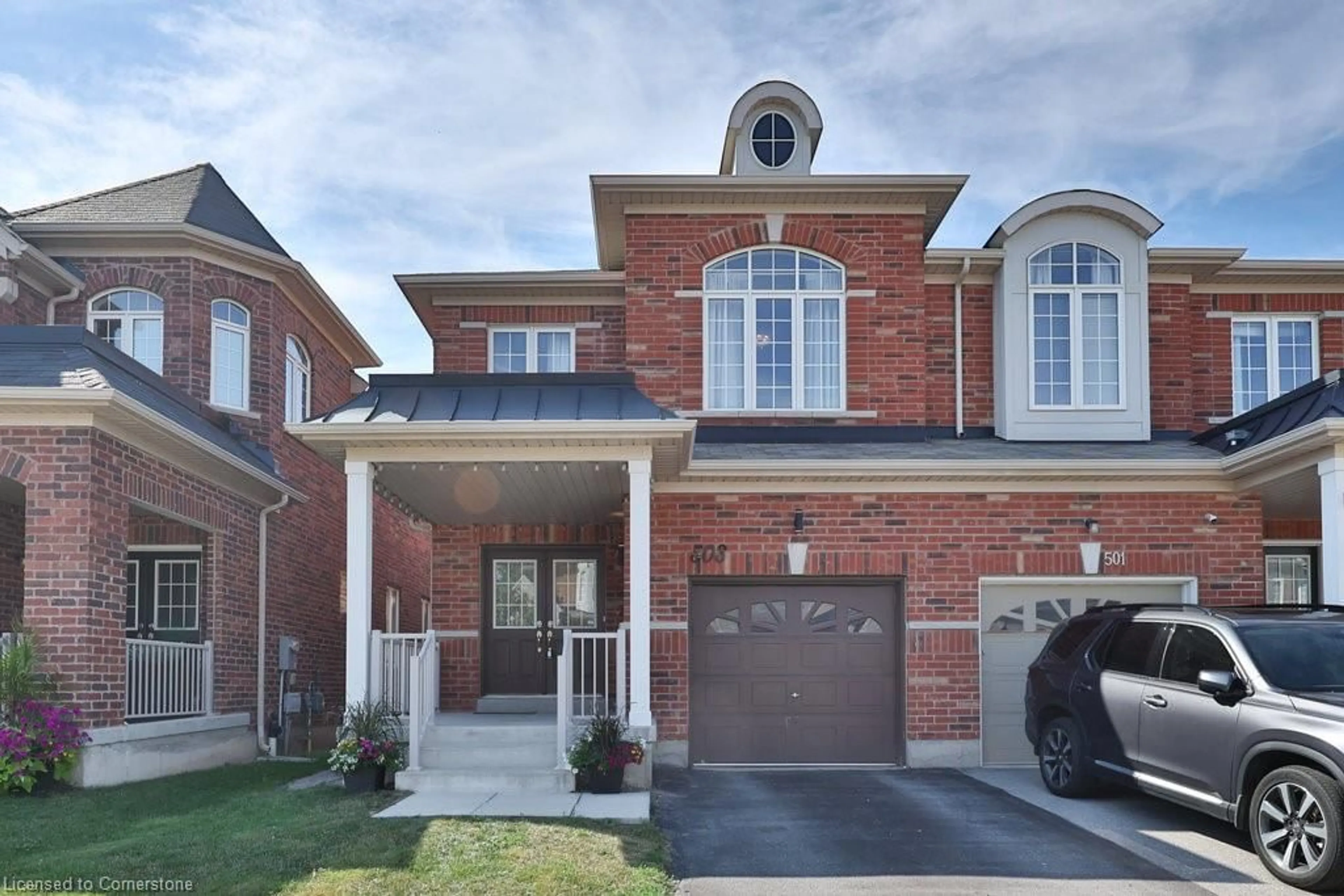 Home with brick exterior material, street for 503 Downes Jackson Hts, Milton Ontario L9T 8W2
