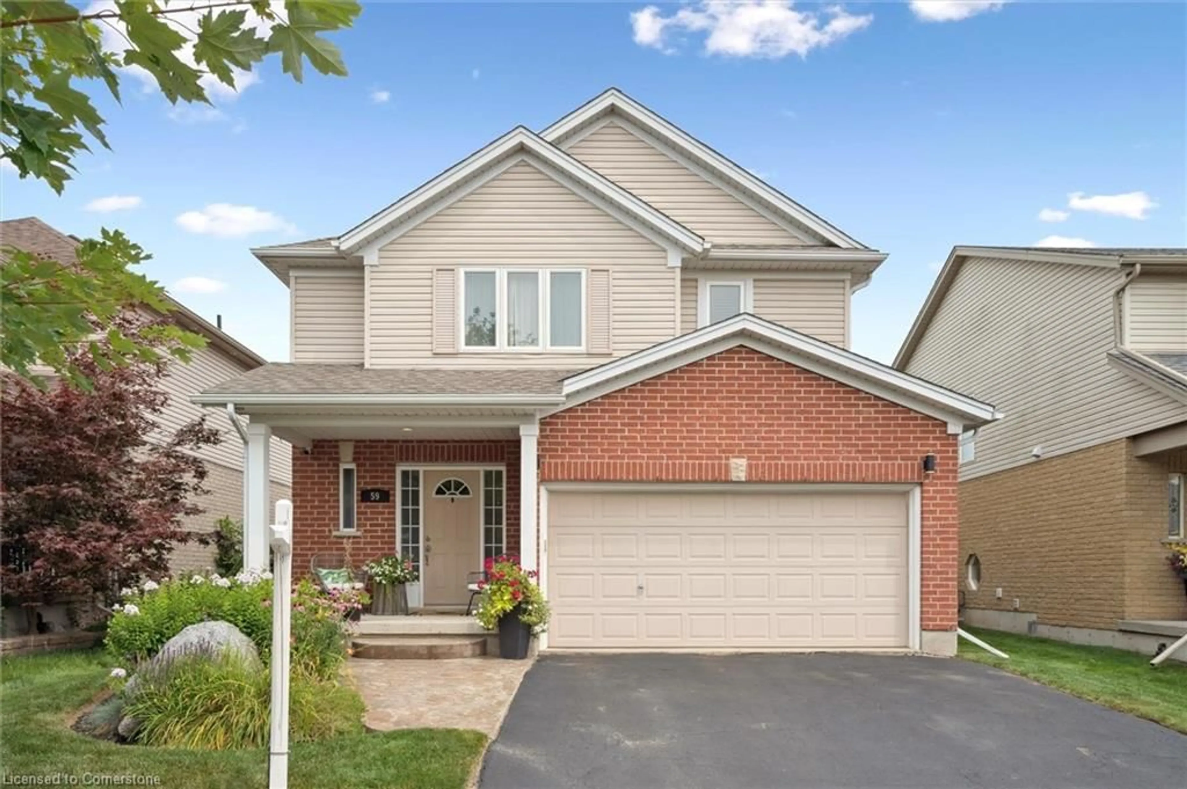 Home with brick exterior material, street for 59 Brenneman Dr, Baden Ontario N3A 4M9