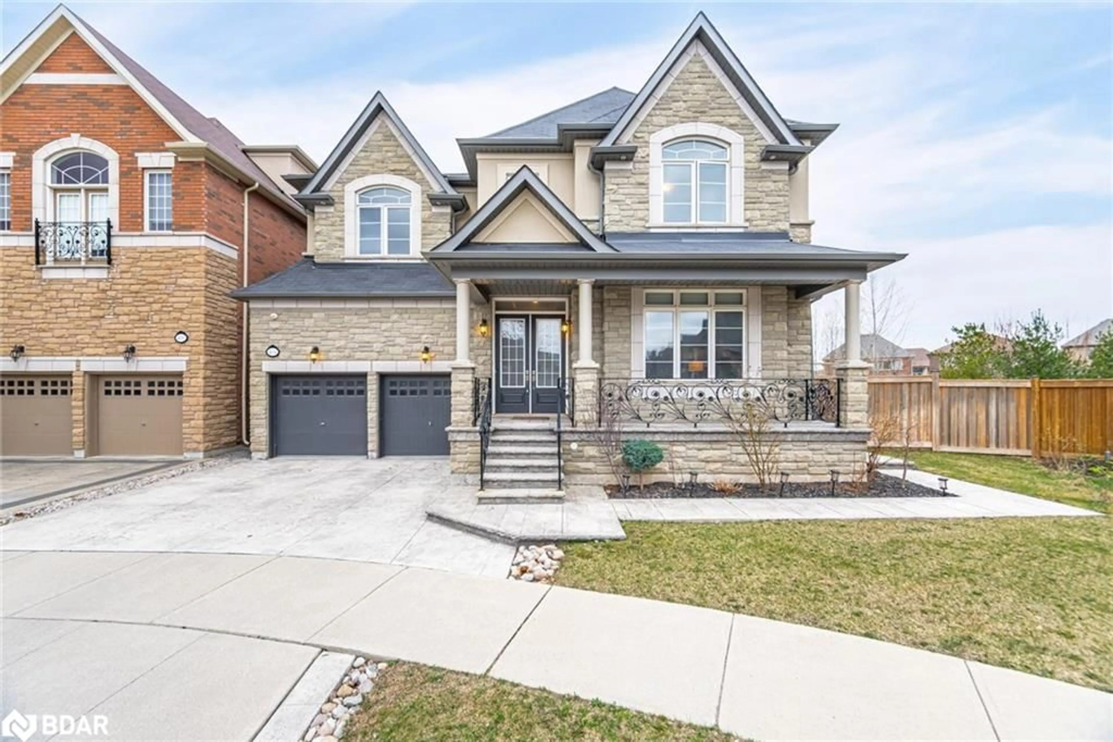 Home with brick exterior material, street for 404 Ellen Davidson Dr, Oakville Ontario L6M 0Y7
