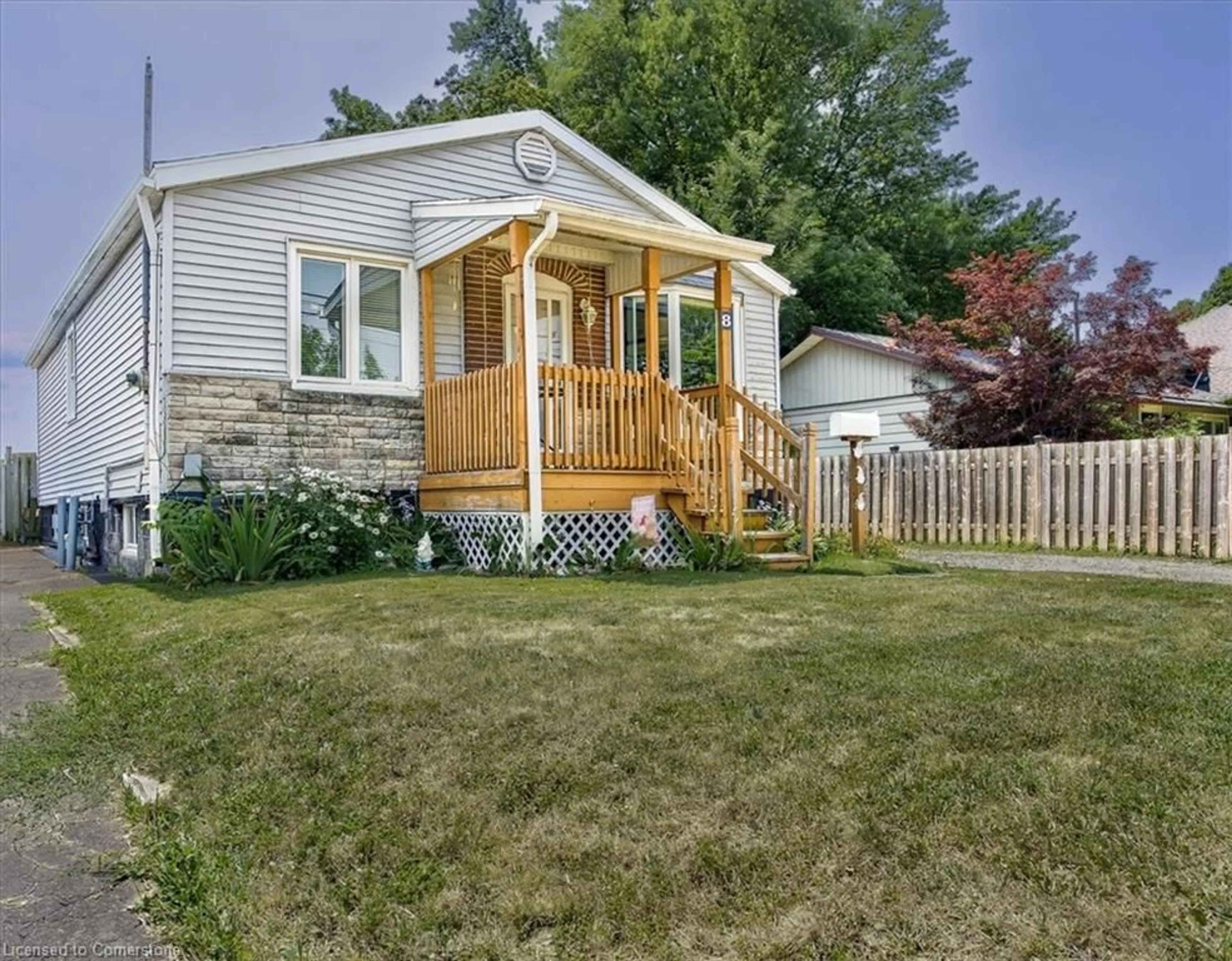 Home with vinyl exterior material, street for 8 Frances Ave, Stoney Creek Ontario L8E 2Y7