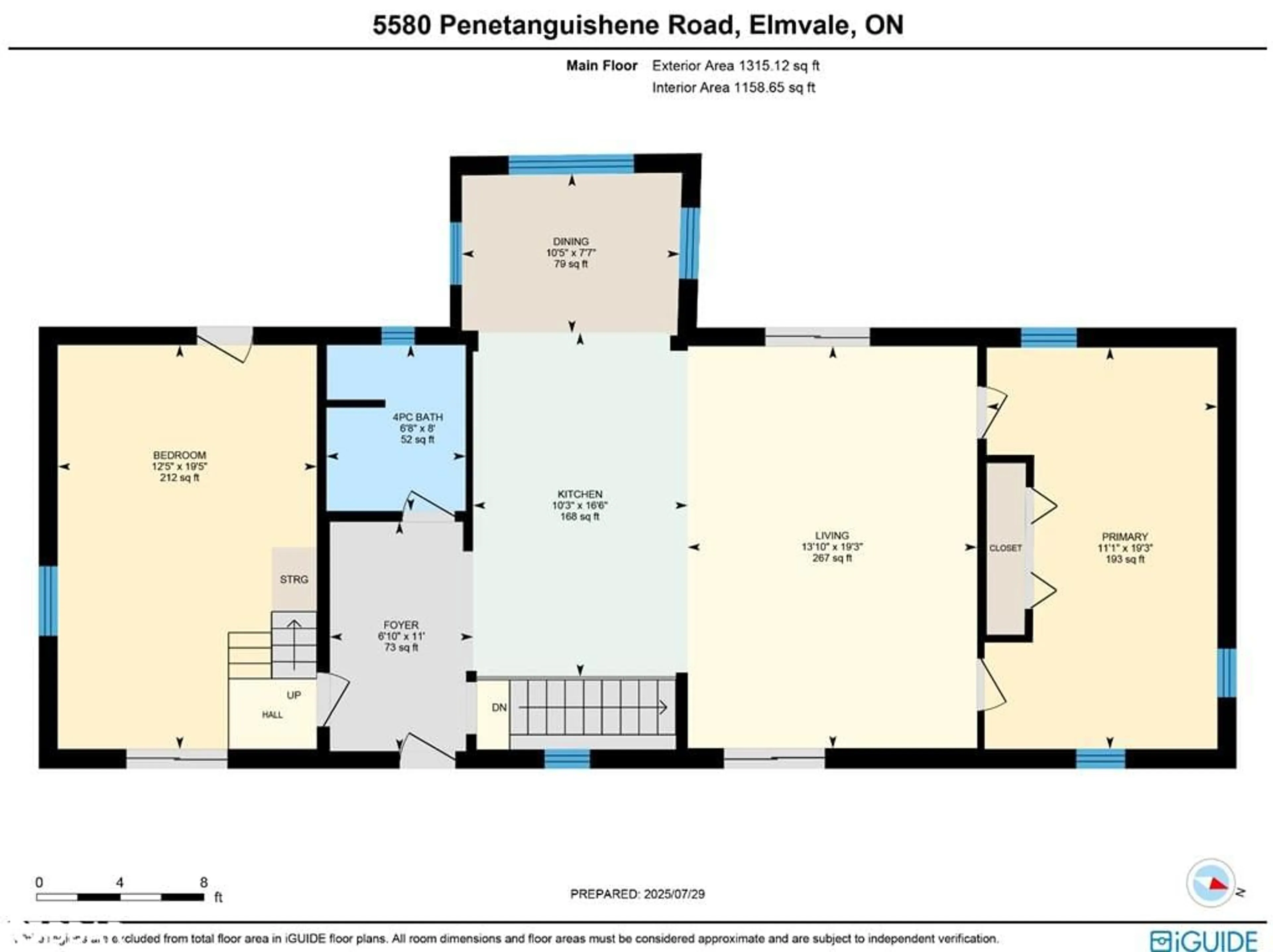 Floor plan for 5580 Penetanguishene Rd, Elmvale Ontario L0L 1P0