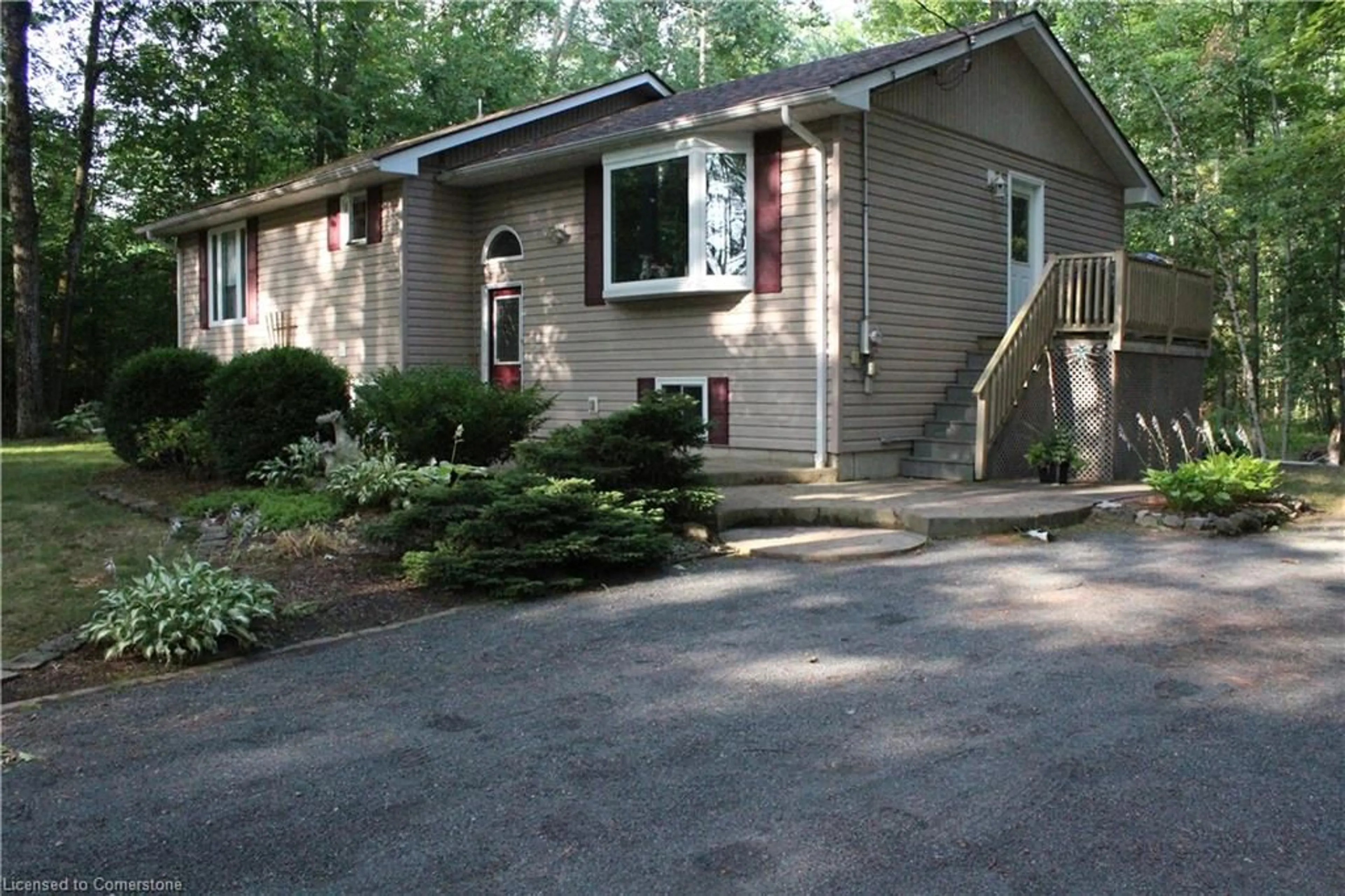 Home with vinyl exterior material, street for 494 Bel Twp 7th Ln, Havelock Ontario K0L 1Z0