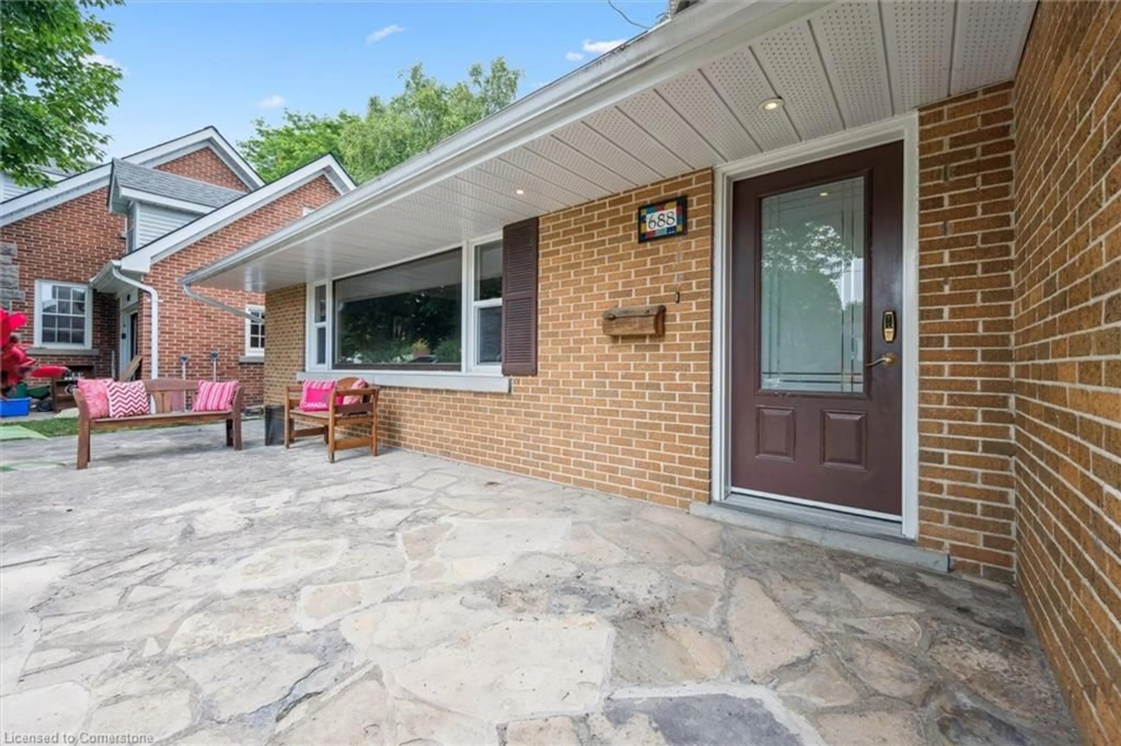Home with brick exterior material, street for 688 Rockway Dr, Kitchener Ontario N2G 3B4