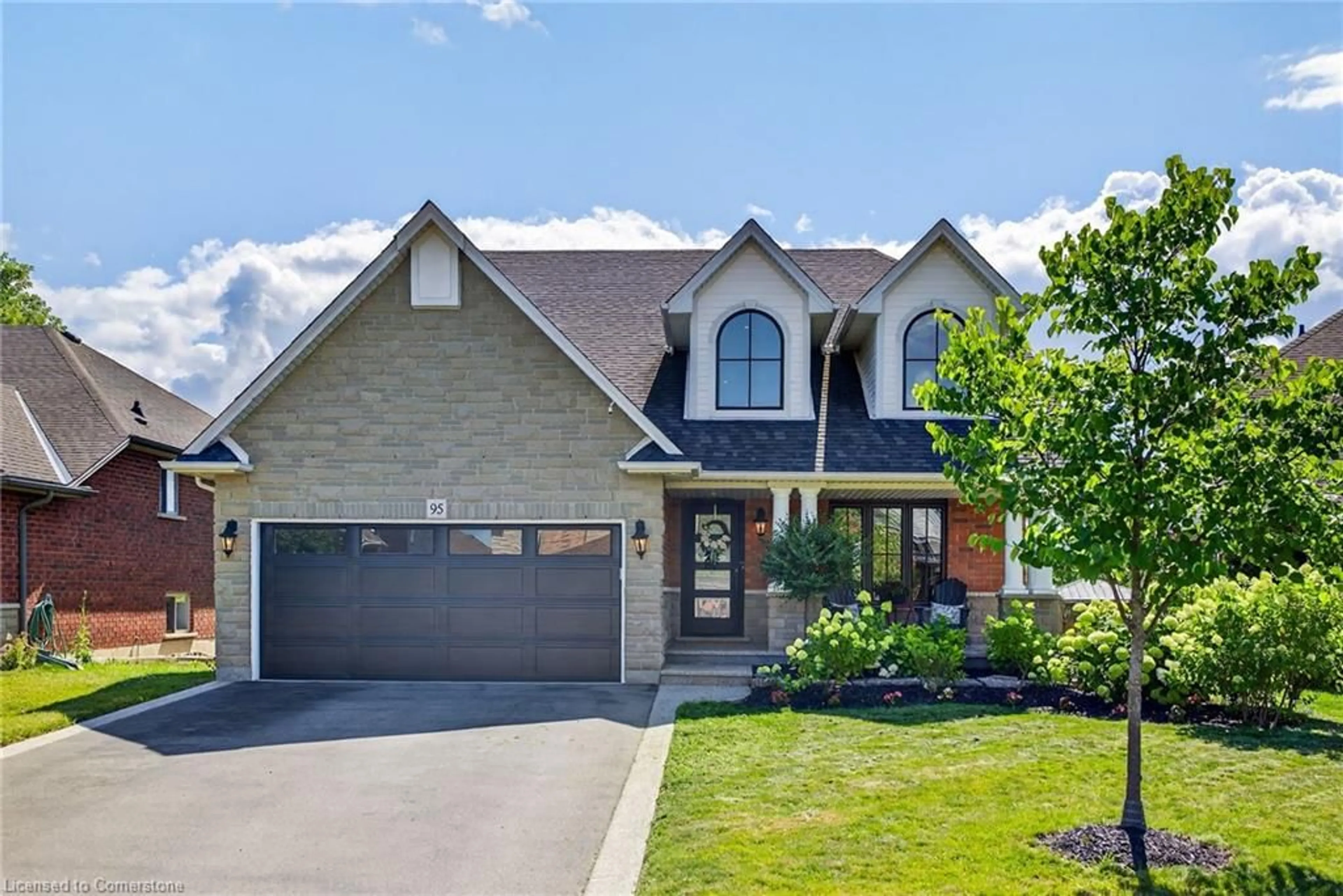 Home with brick exterior material, street for 95 Etherington Cres, Hamilton Ontario L0R 1C0