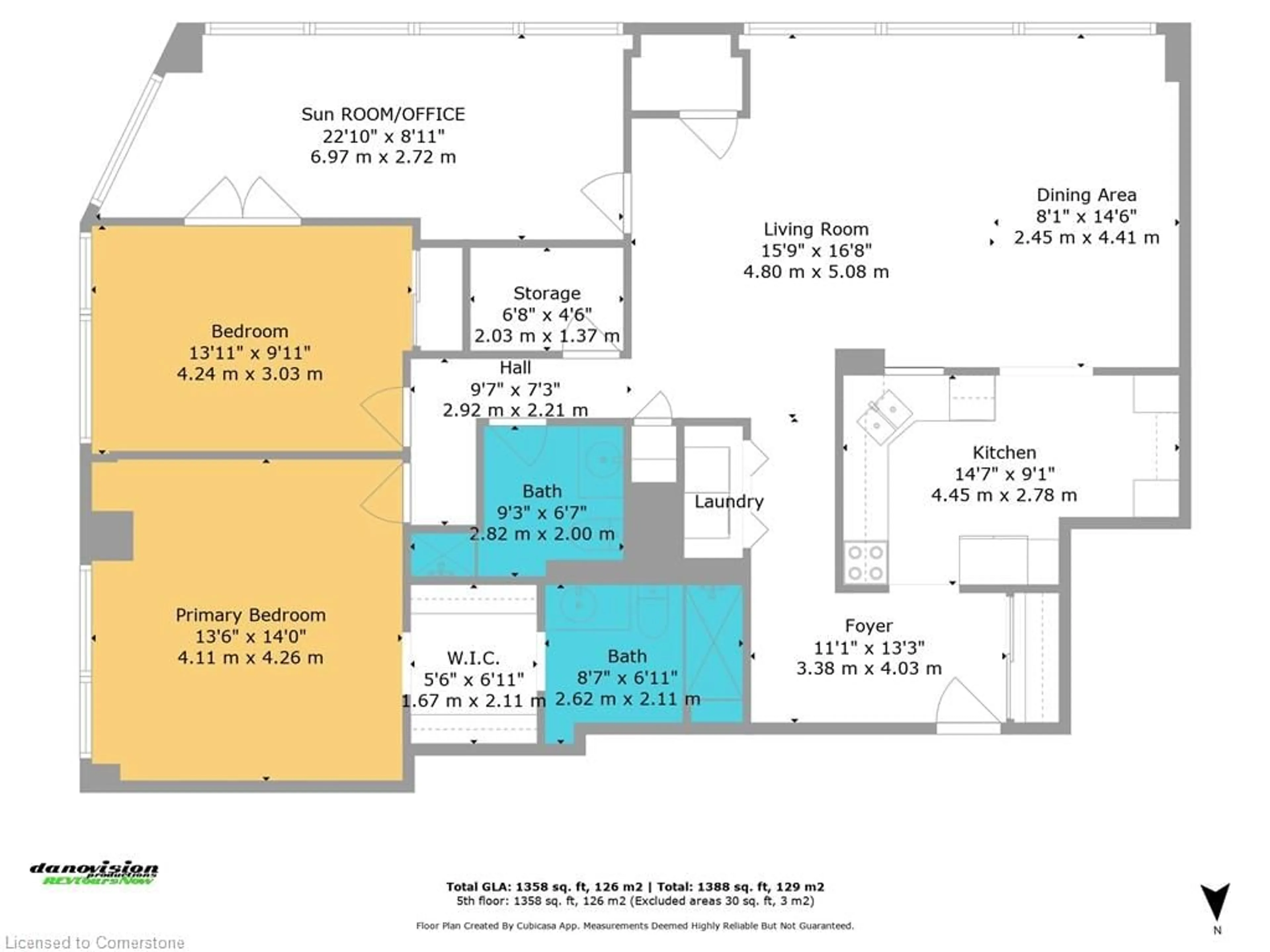 Floor plan for 7 Gale Cres #504, St. Catharines Ontario L2R 7M8