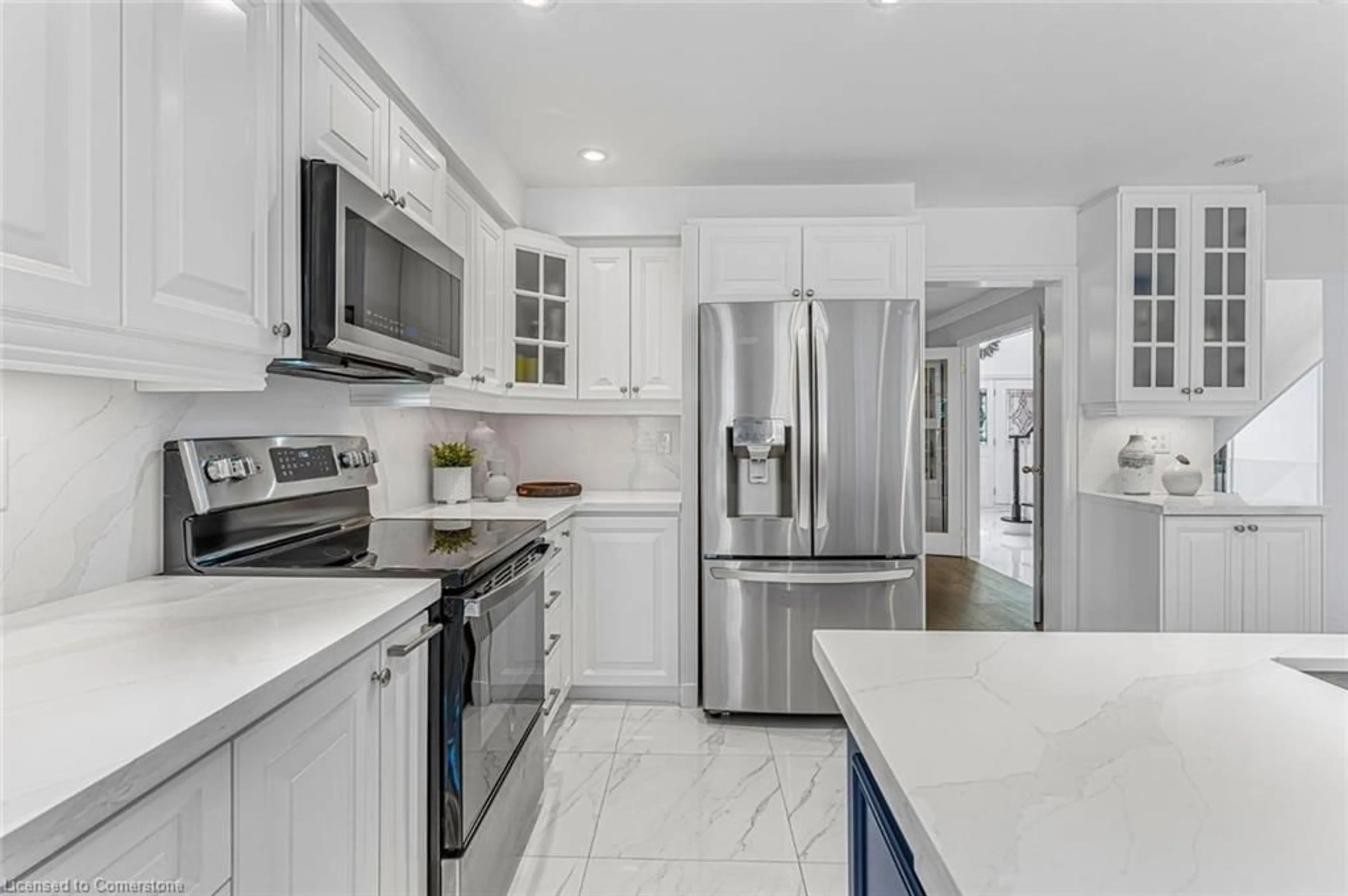 Contemporary kitchen, ceramic/tile floor for 2816 Rosewood Lane, Oakville Ontario L6J 7M5