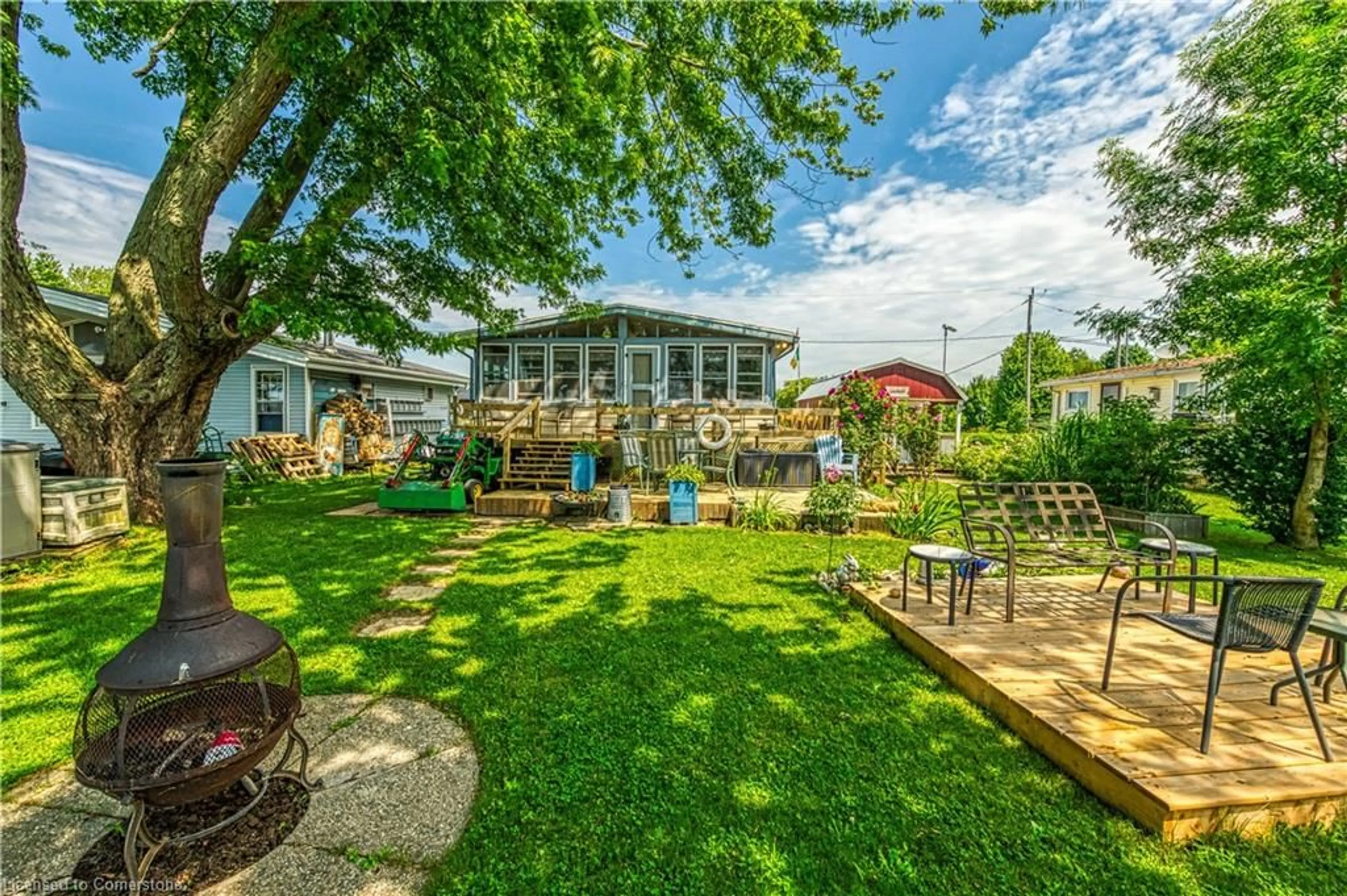 Patio, water/lake/river/ocean view for 32 Warnick Rd, Lowbanks Ontario N0A 1K0