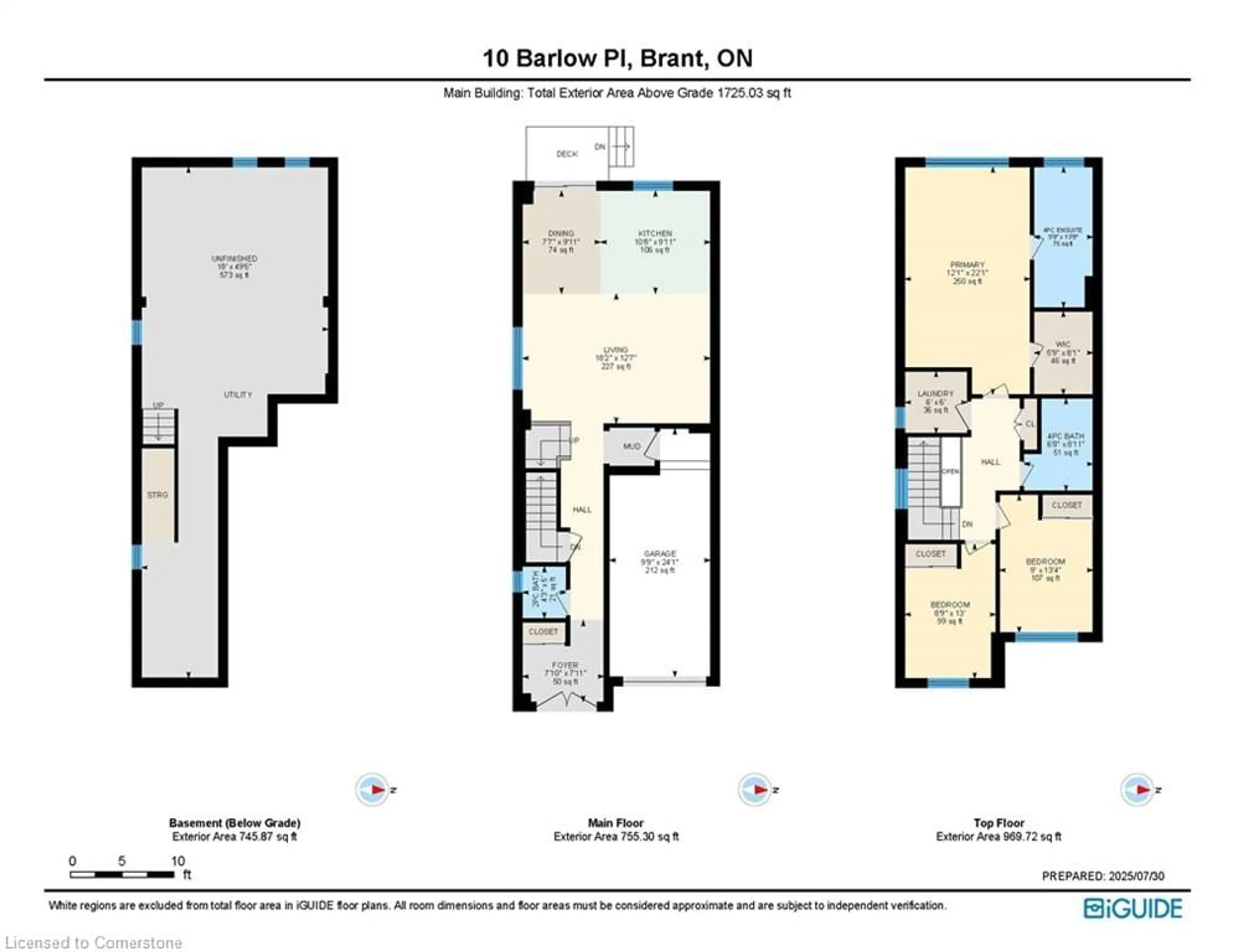 Floor plan for 10 Barlow Pl, Paris Ontario N3L 0G8