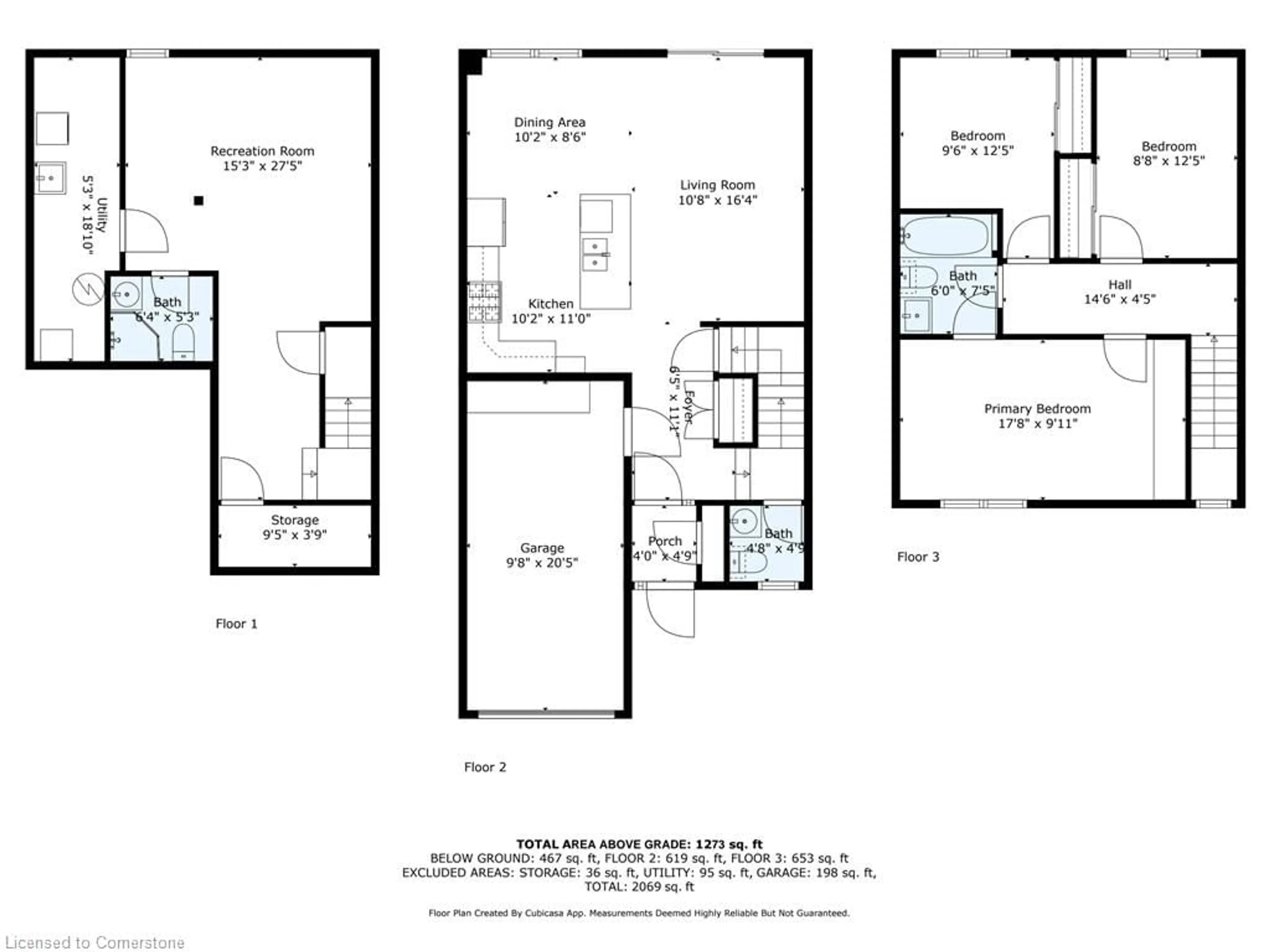 Floor plan for 447 Woodview Rd #3, Burlington Ontario L7N 2Z9
