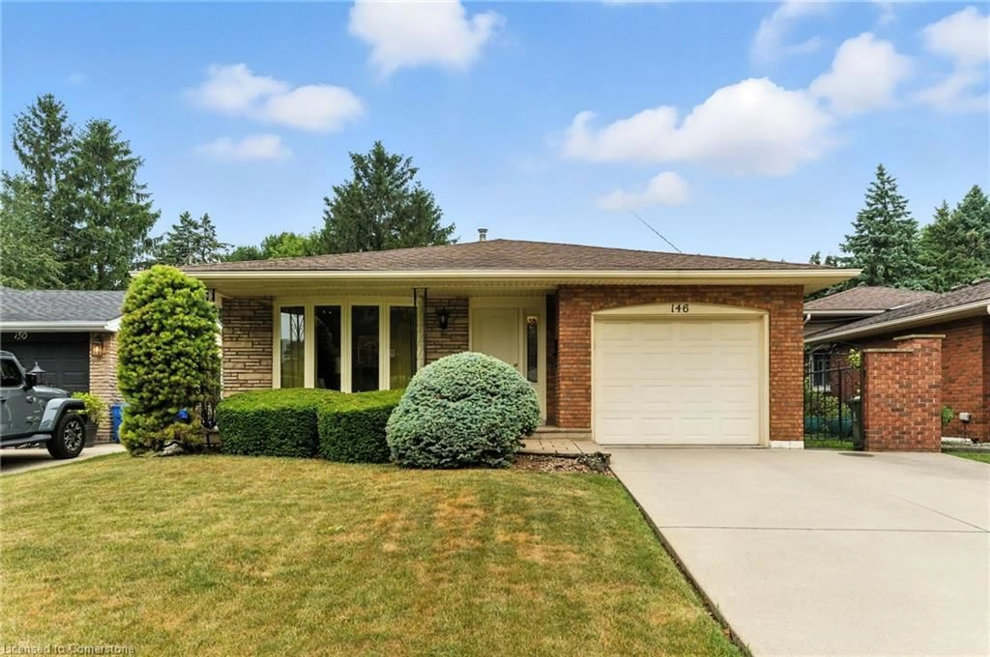 Home with brick exterior material, street for 146 San Francisco Ave, Hamilton Ontario L9C 5N9