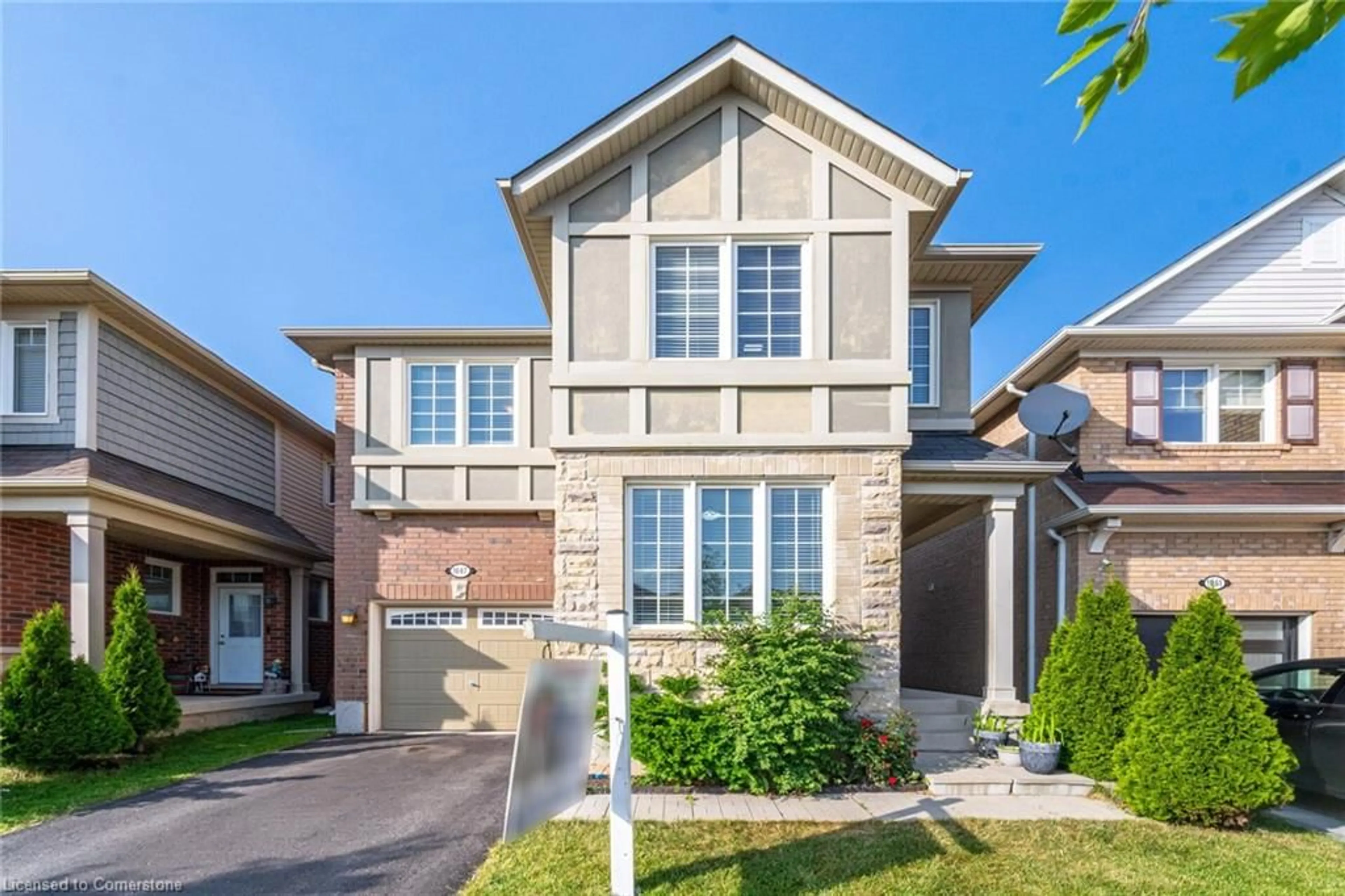 Home with brick exterior material, street for 1047 Savoline Blvd, Milton Ontario L9T 8P2