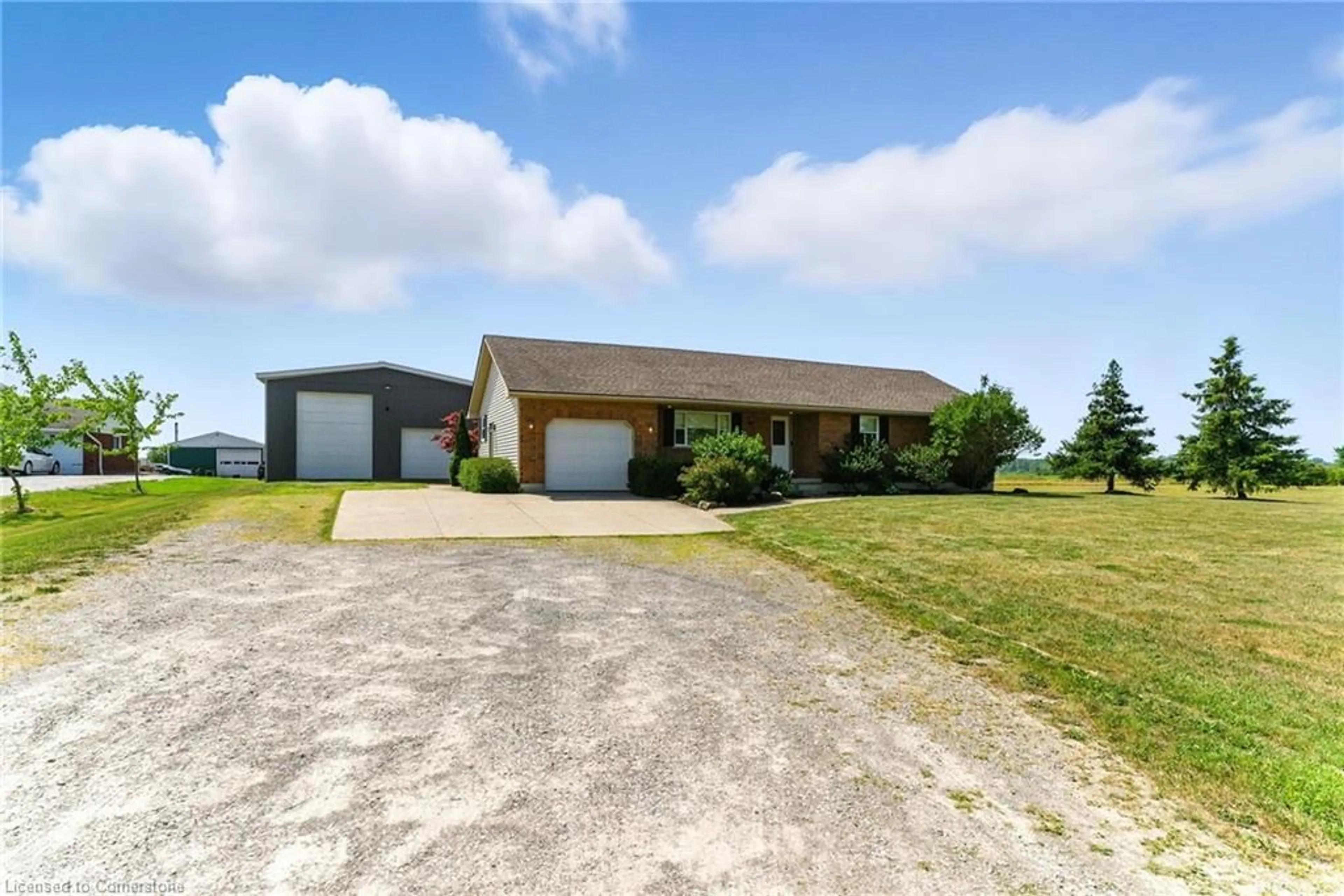 A pic from outside/outdoor area/front of a property/back of a property/a pic from drone, building for 9410 Silver St, Caistor Centre Ontario L0R 1E0